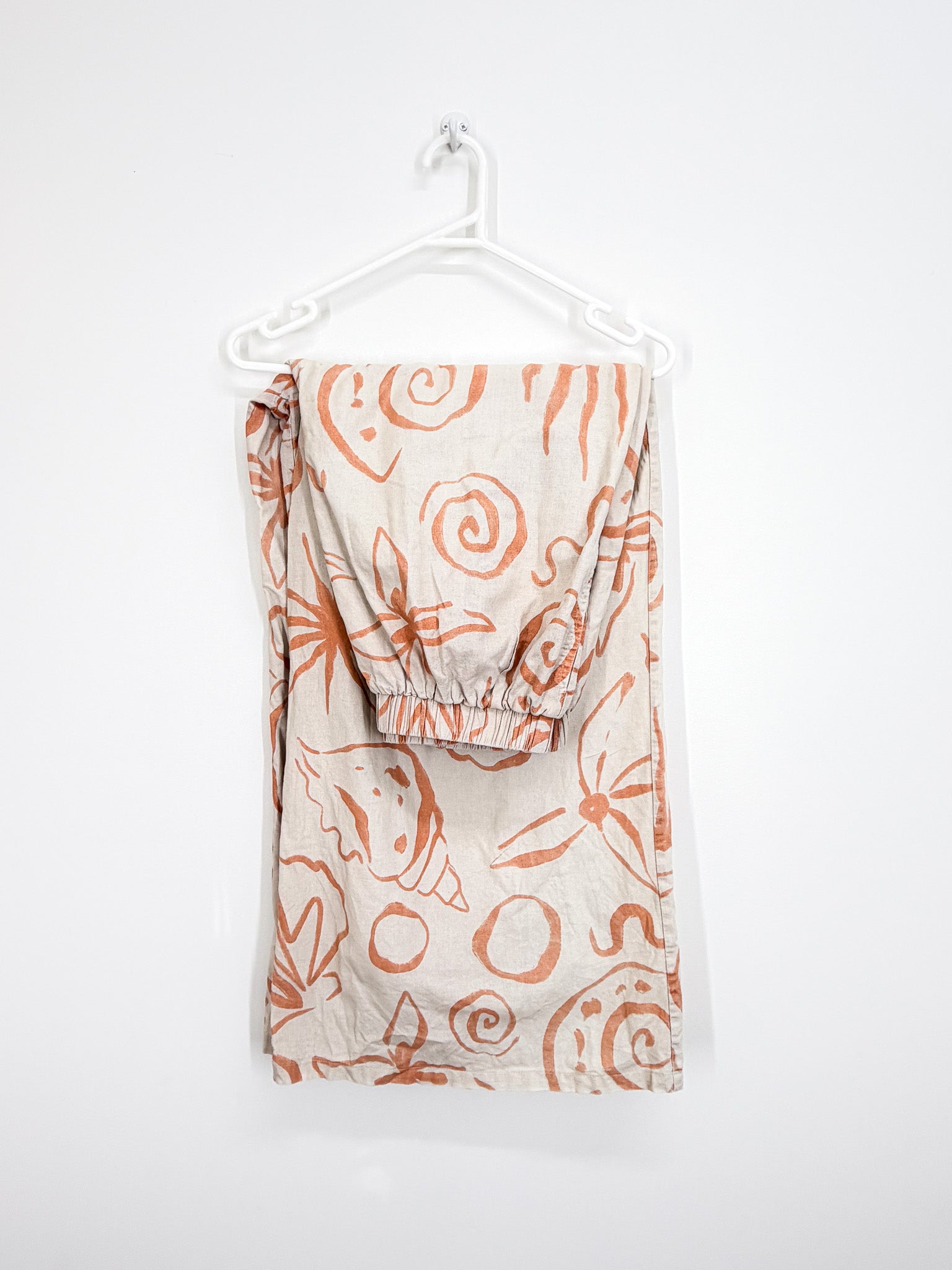 The Lullaby Club linen blend lounge pants - shoreline (12-14)