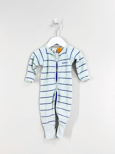 Bonds terry wondersuit - blue stripe (3-6m)