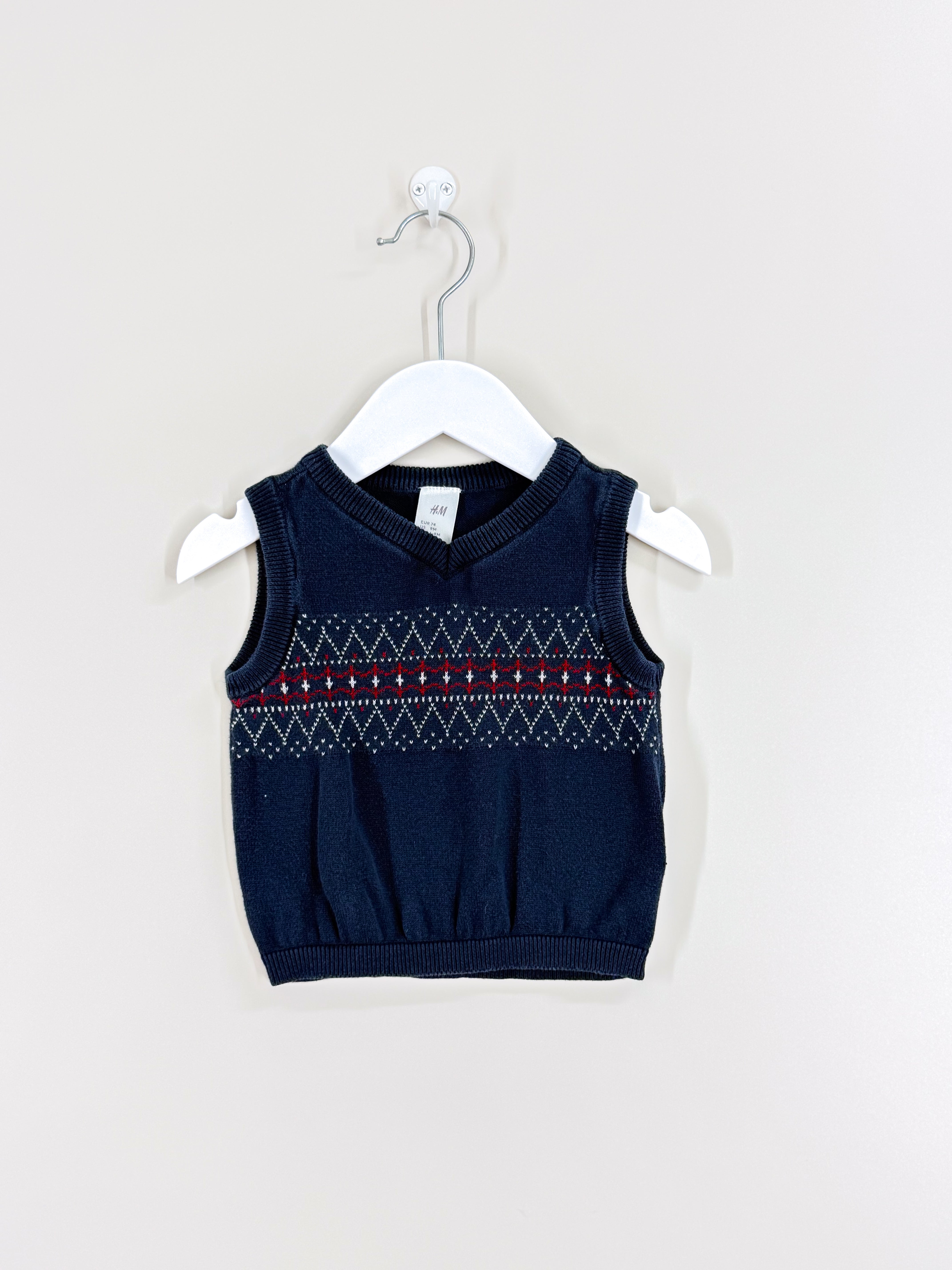 H&M cotton knit vest (6-9m)