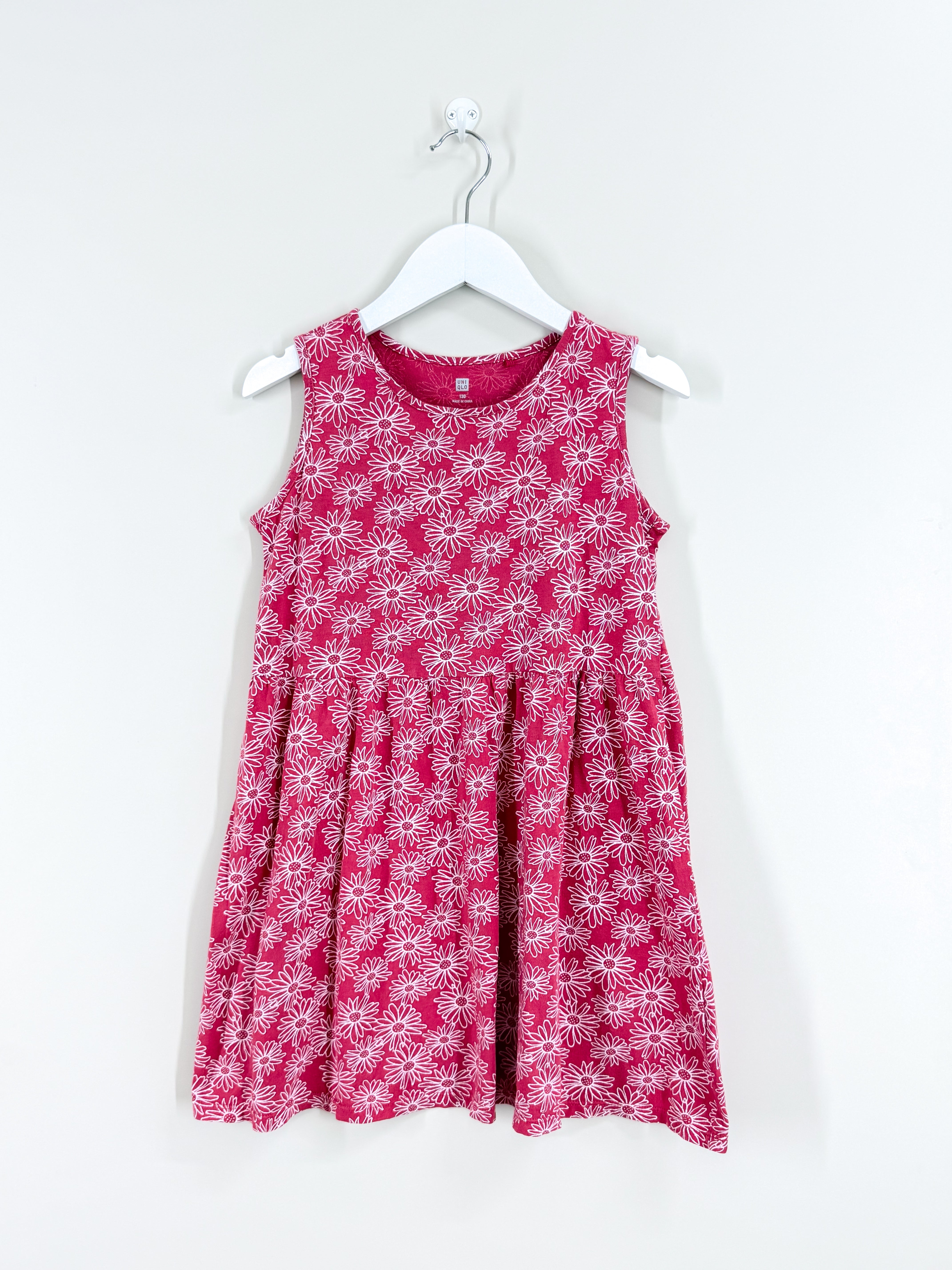 Uniqlo floral dress (7-8y)