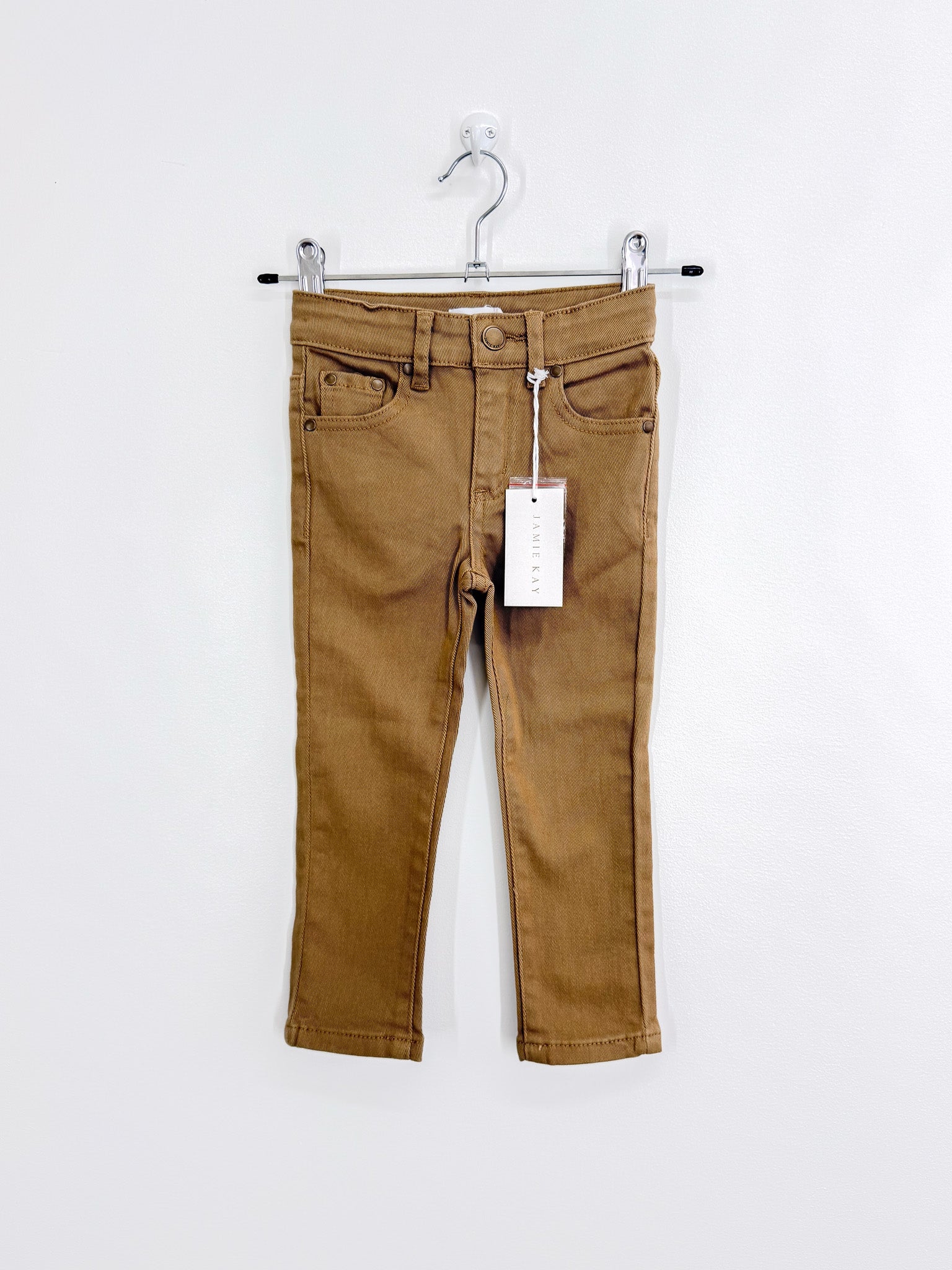 BNWT Jamie Kay austin woven pant - wheat (2y)