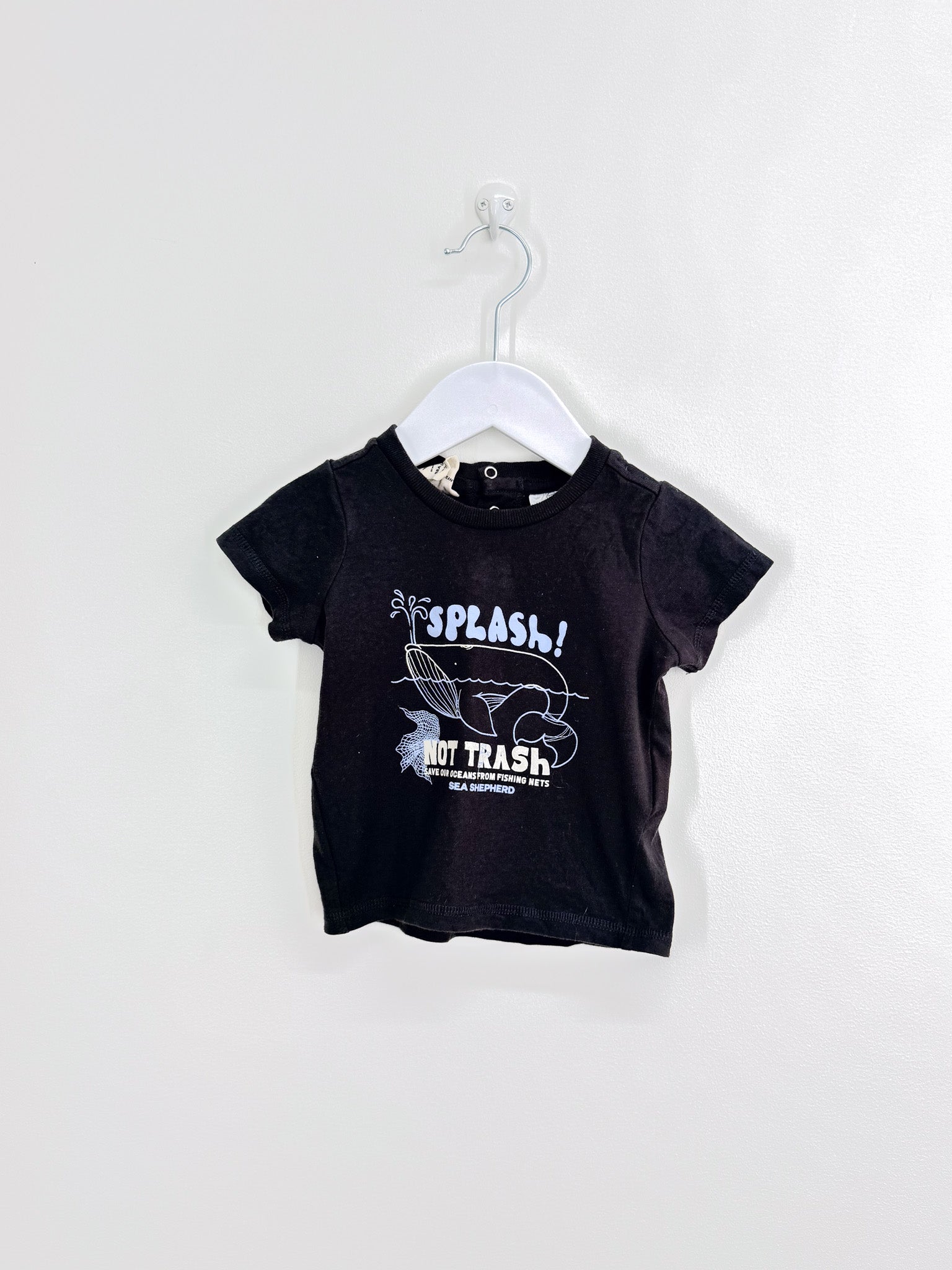 Cotton On Kids x Sea Shepherd tee (3-6m)