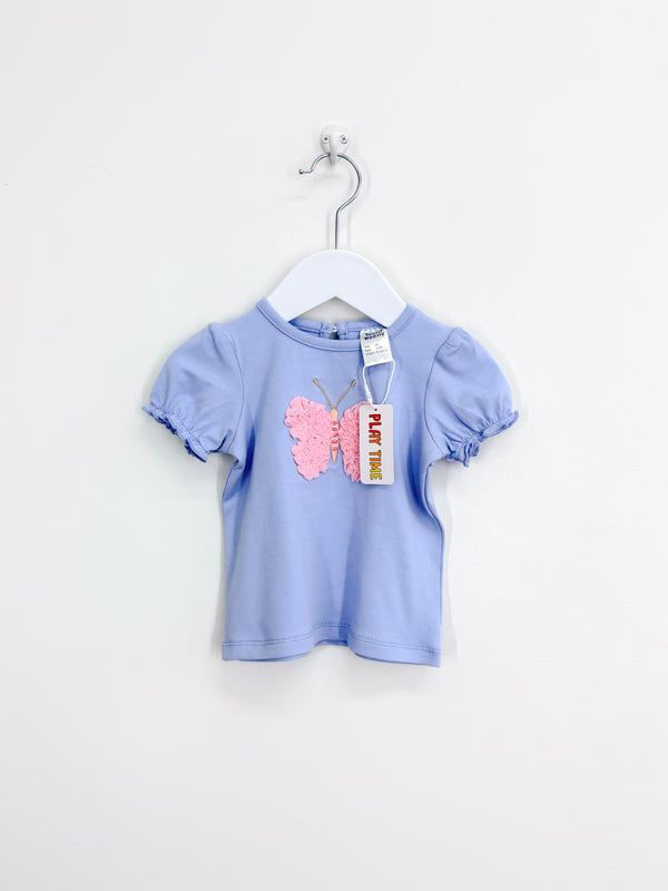 BNWT Teeny Weeny butterfly tee (3-6m)
