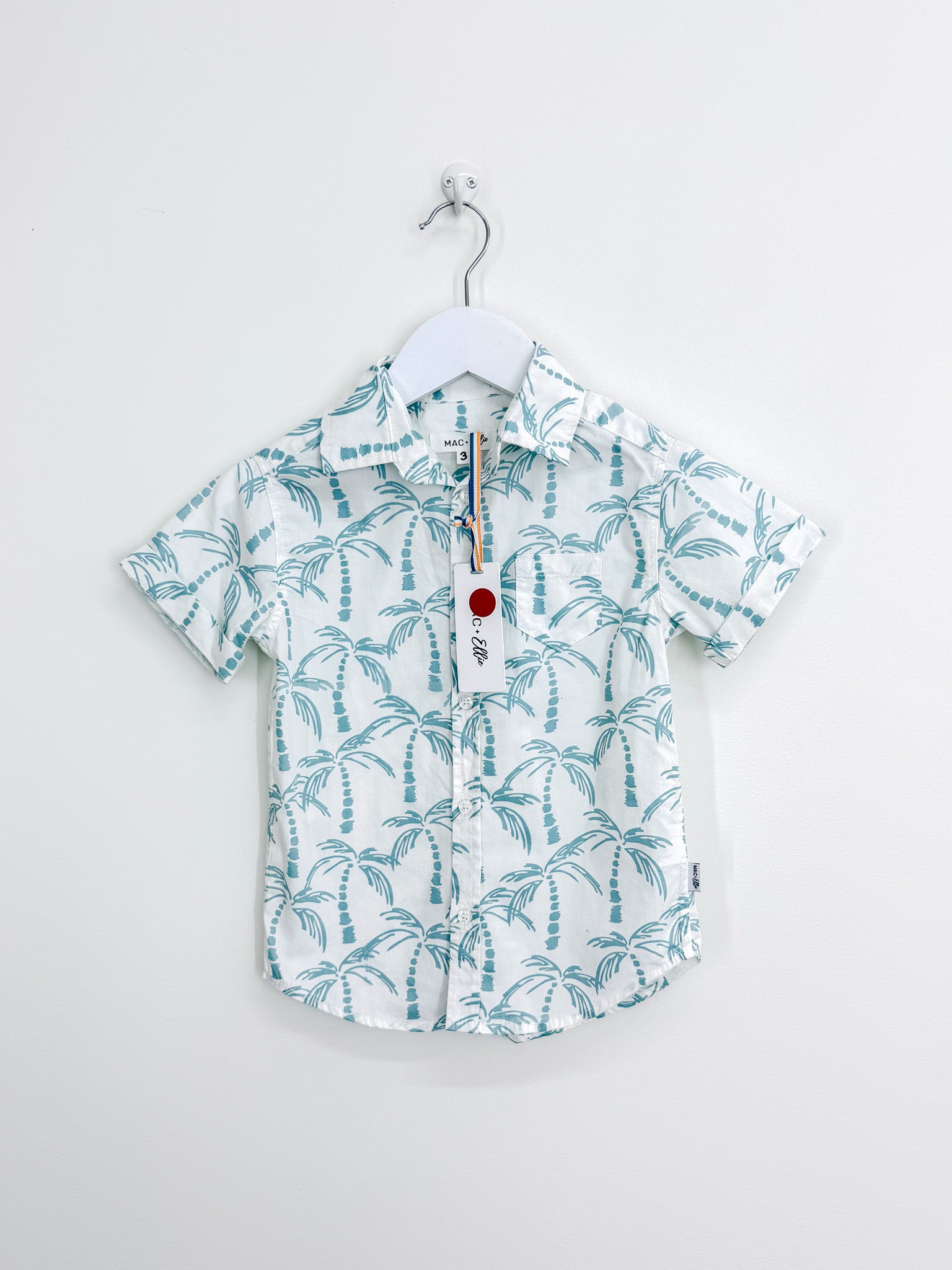 BNWT Mac & Ellie palm shirt (3y)
