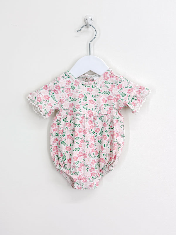 Teeny Weeny floral bubblesuit (0-3m)
