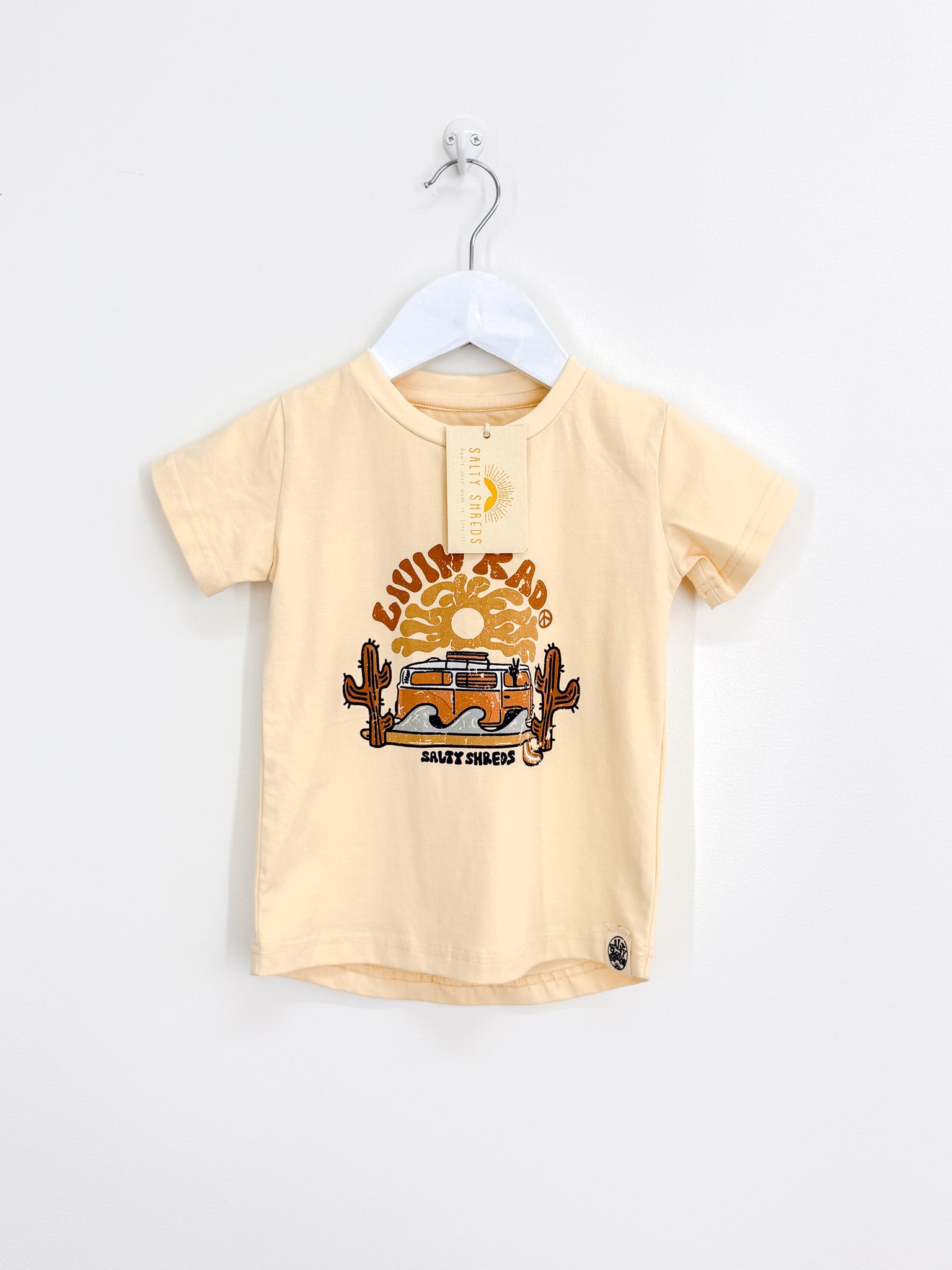 BNWT Salty Shreds livin rad tee (6-18m)