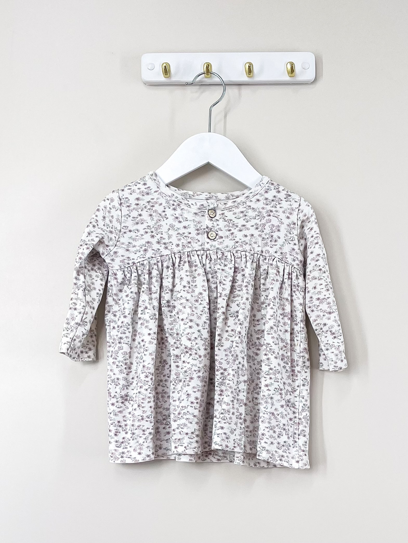 Jamie Kay organic long sleeve dress (6-12m)
