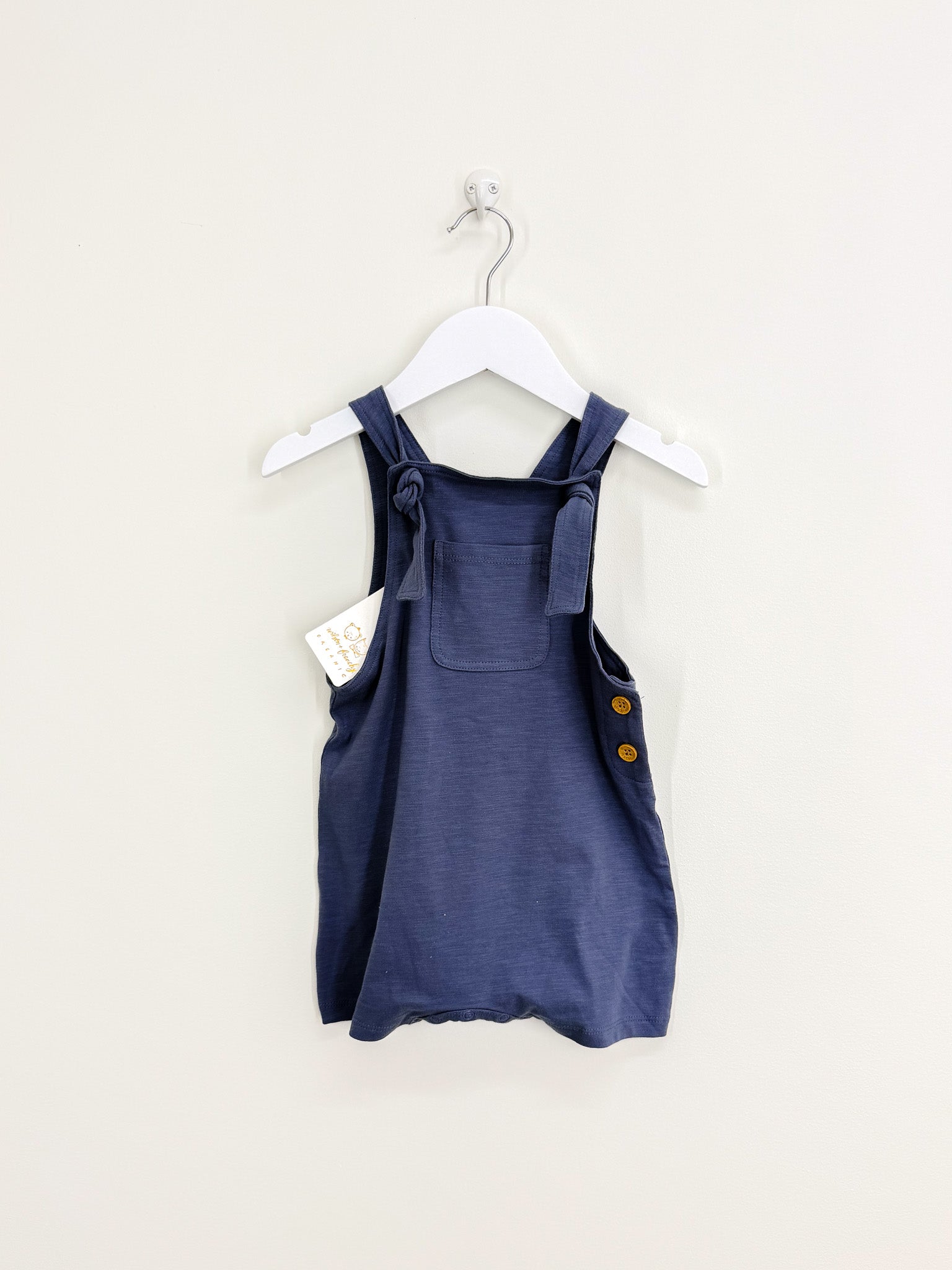 BNWT Wilson & Frenchy organic shortalls (12-18m)