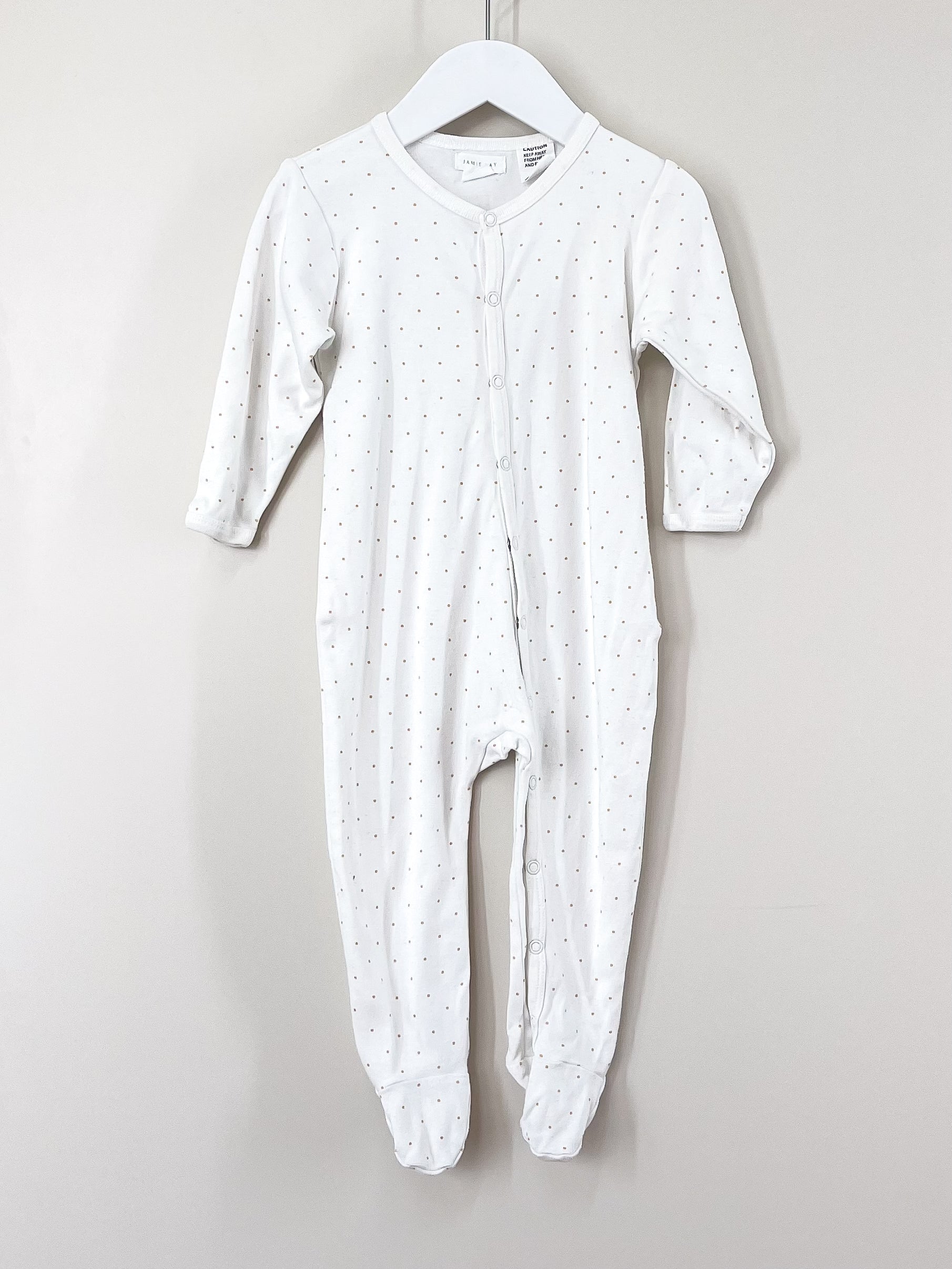 Jamie Kay organic onepiece - tiny dots (1y)