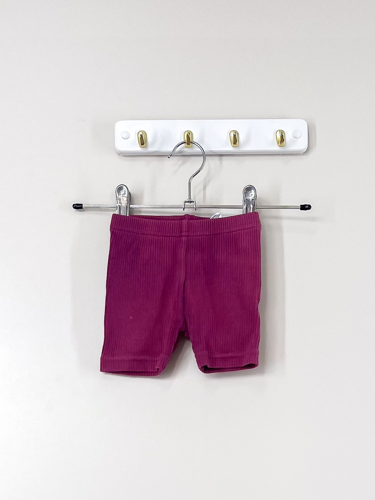 Jamie Kay organic rib bike shorts - berry compote (1y)
