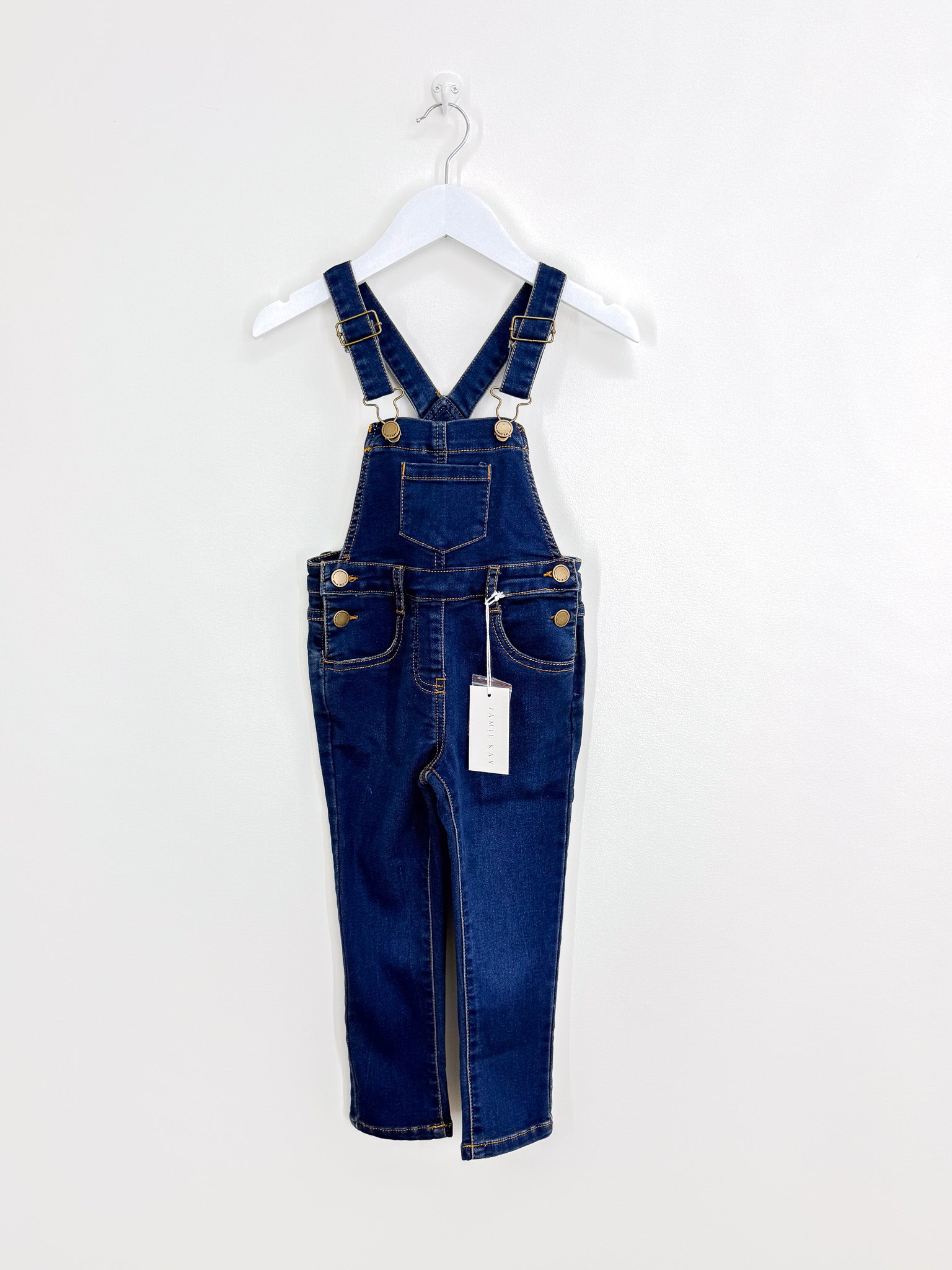 BNWT Jamie Kay jordie overalls - indigo denim (3y)
