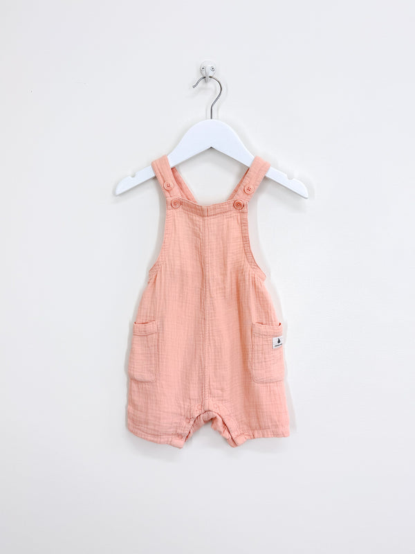 Country Road textured muslin shortalls (12-18m)