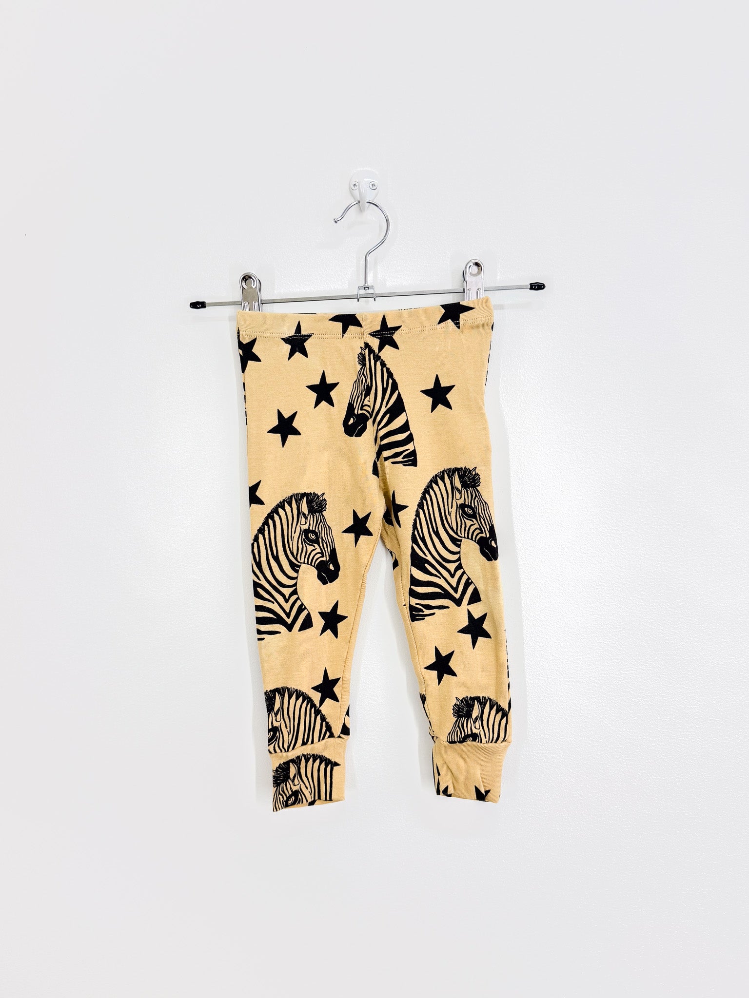 Mini Rodini organic zebra leggings (4-9m)