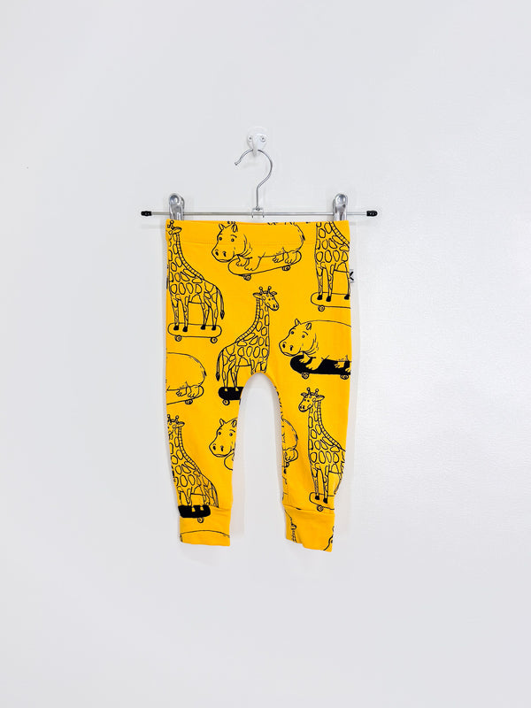 BNWOT Minti animal skater leggings (12-18m)