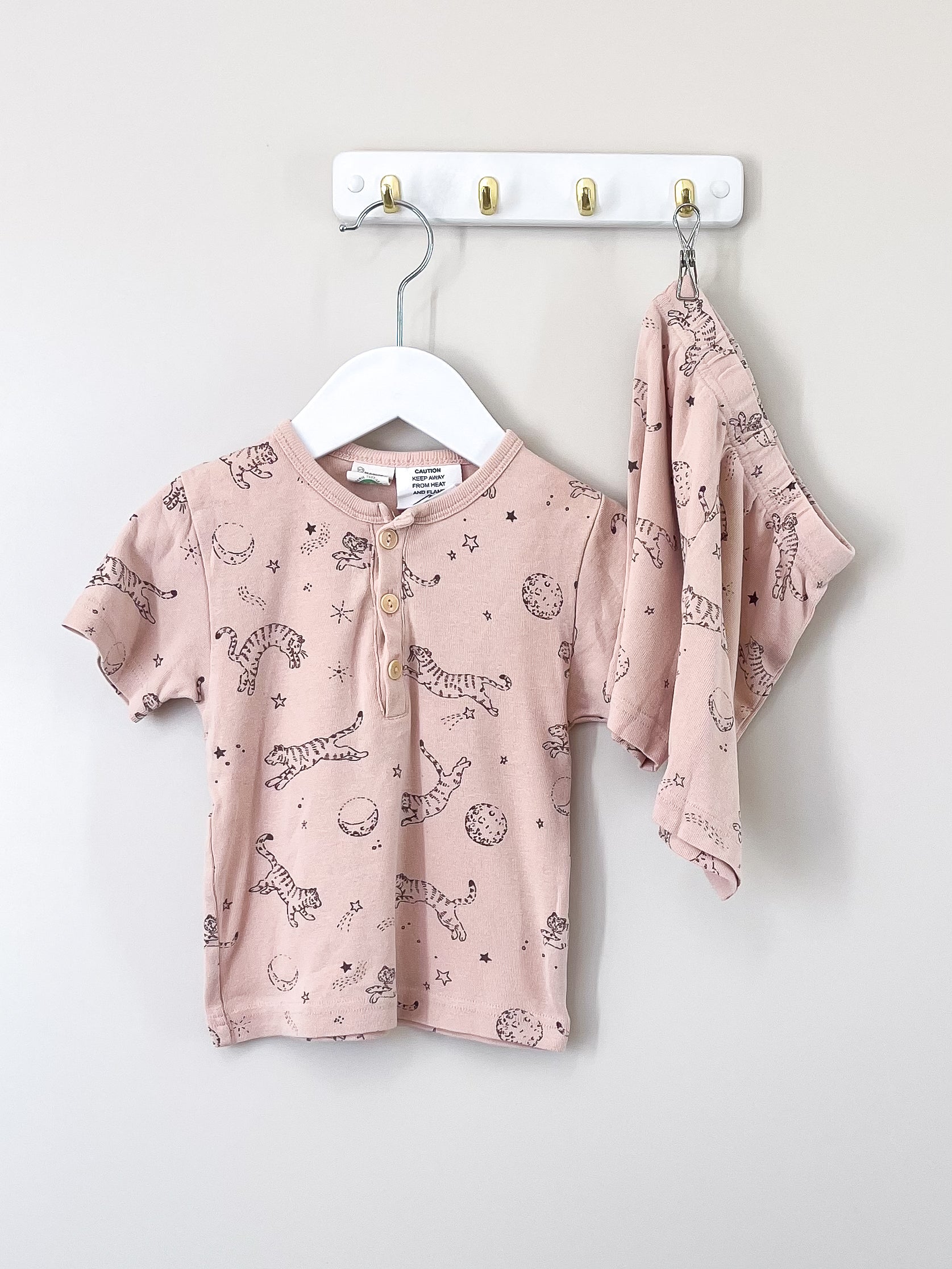 Nature Baby organic PJ set - leaping tigers (2y)