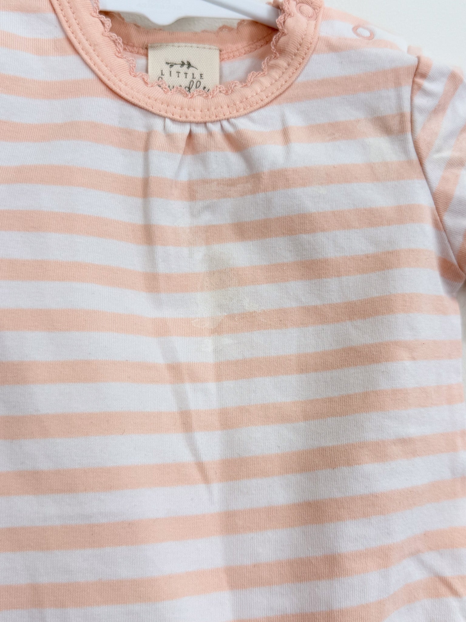 Little Bundle stripe bodysuit (0-3m) - SECONDS