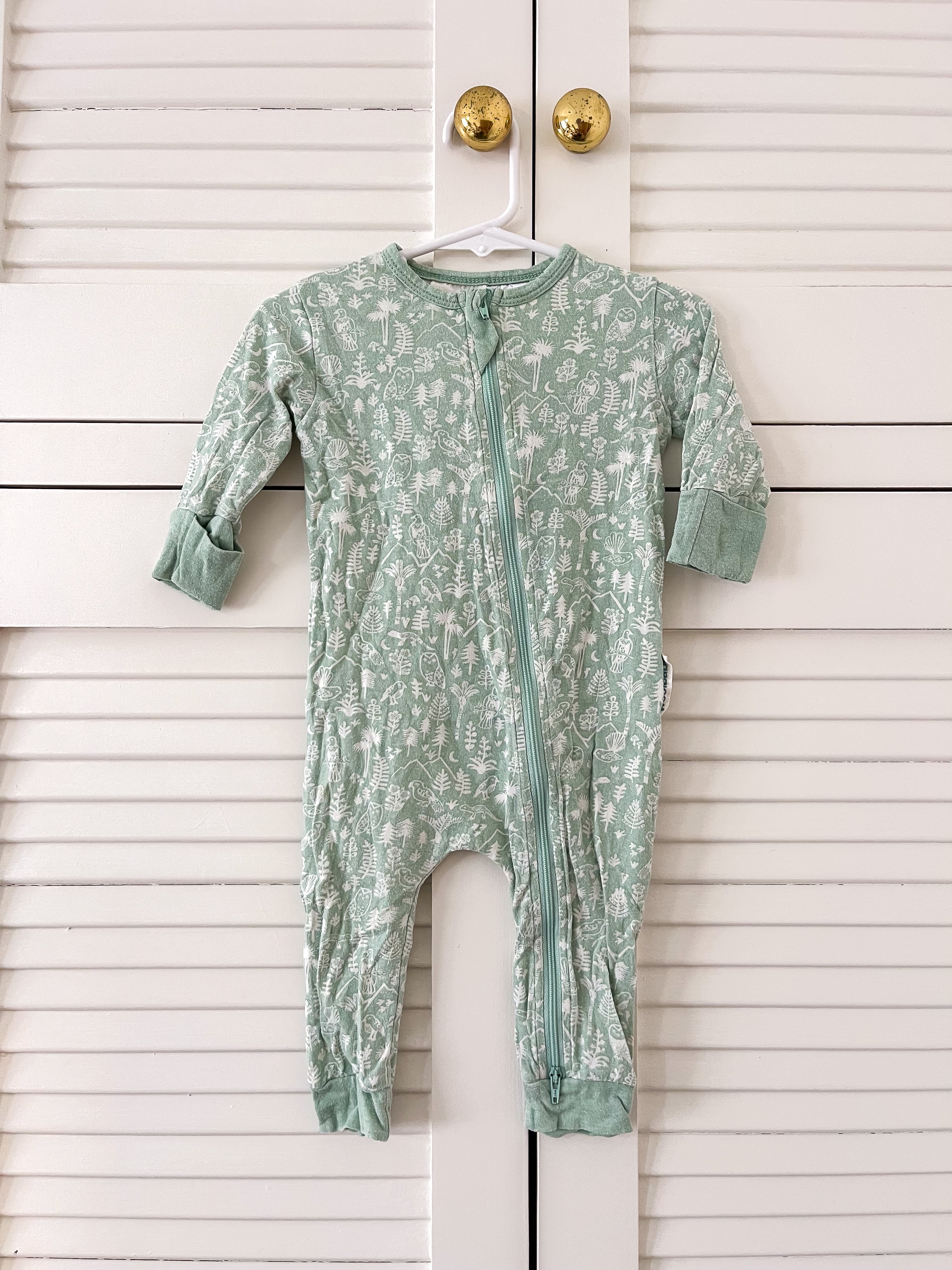 Woolbabe merino cotton PJ suit (3-6m)