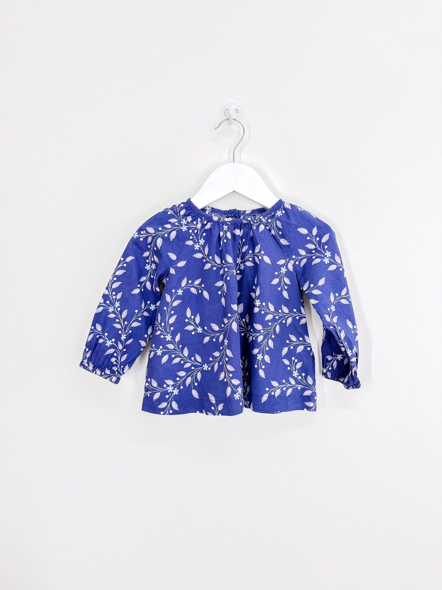 Gap long sleeve smock top (18-24m)