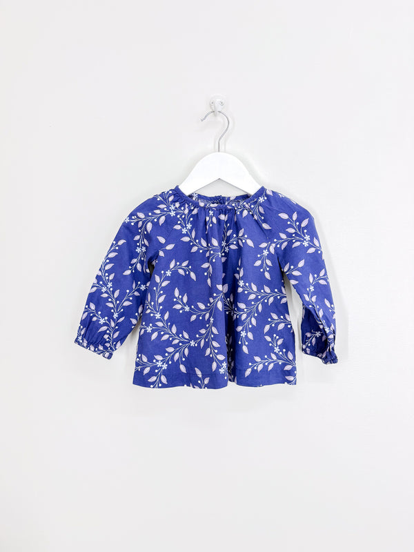 Gap long sleeve smock top (18-24m)