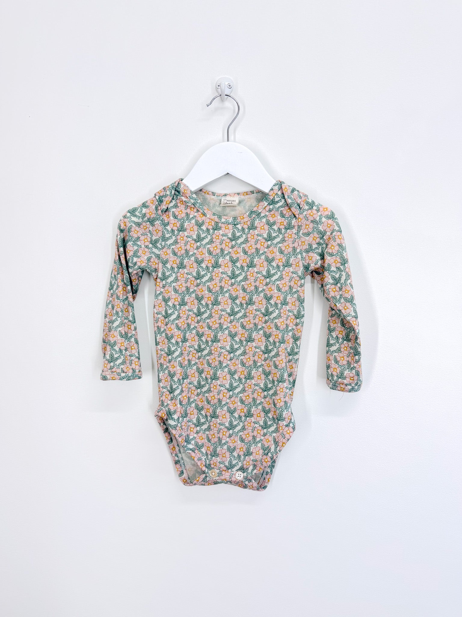 Nature Baby merino bodysuit - garland (1y)