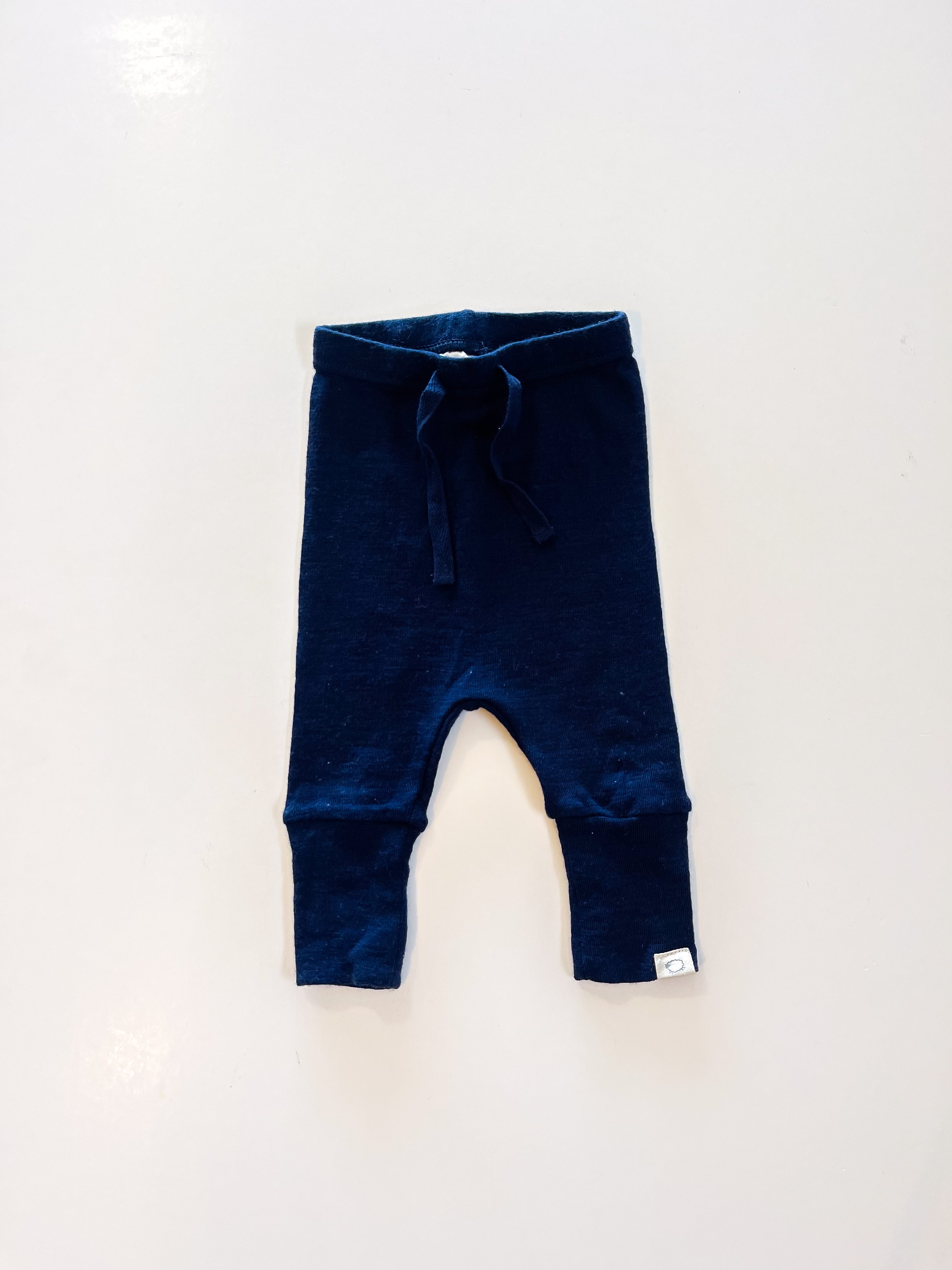 Young Originals merino leggings - navy (0-3m)