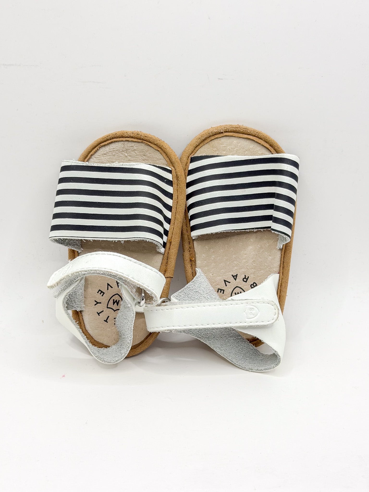 Pretty Brave blake stripe sandals (16-17EU)