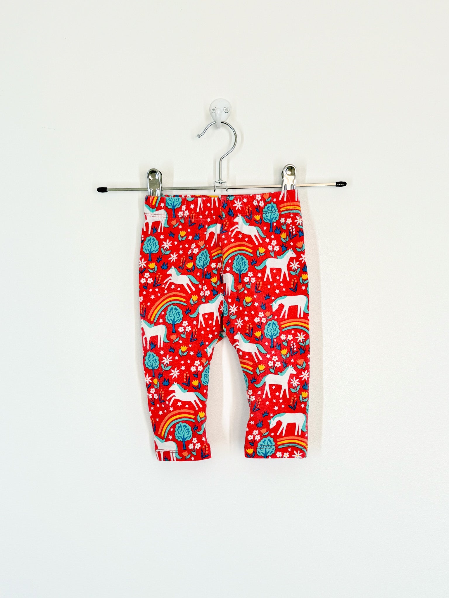Frugi organic unicorn leggings (3-6m)