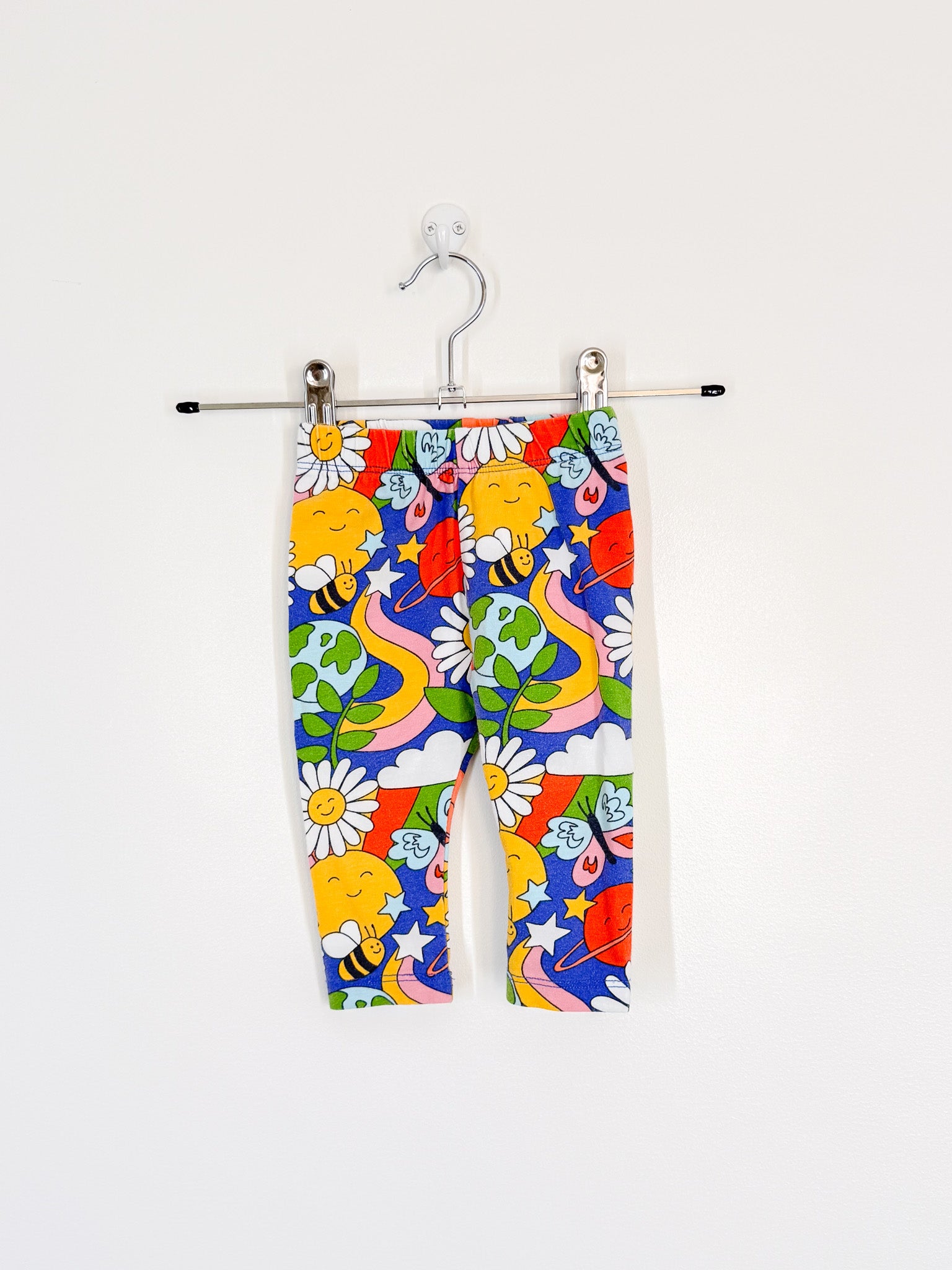 Frugi organic bee leggings (3-6m)