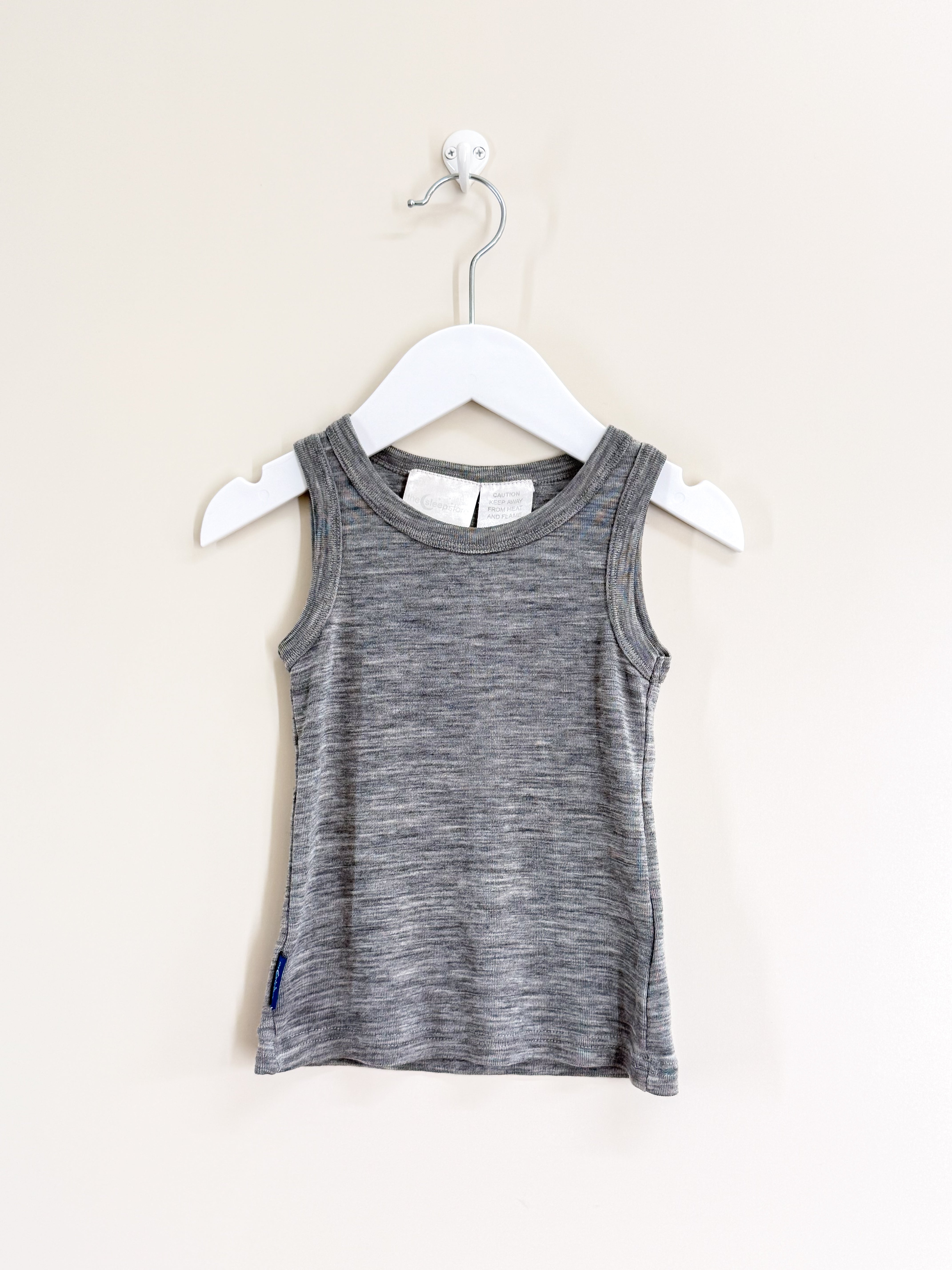 The Sleep Store merino tank top (2y)