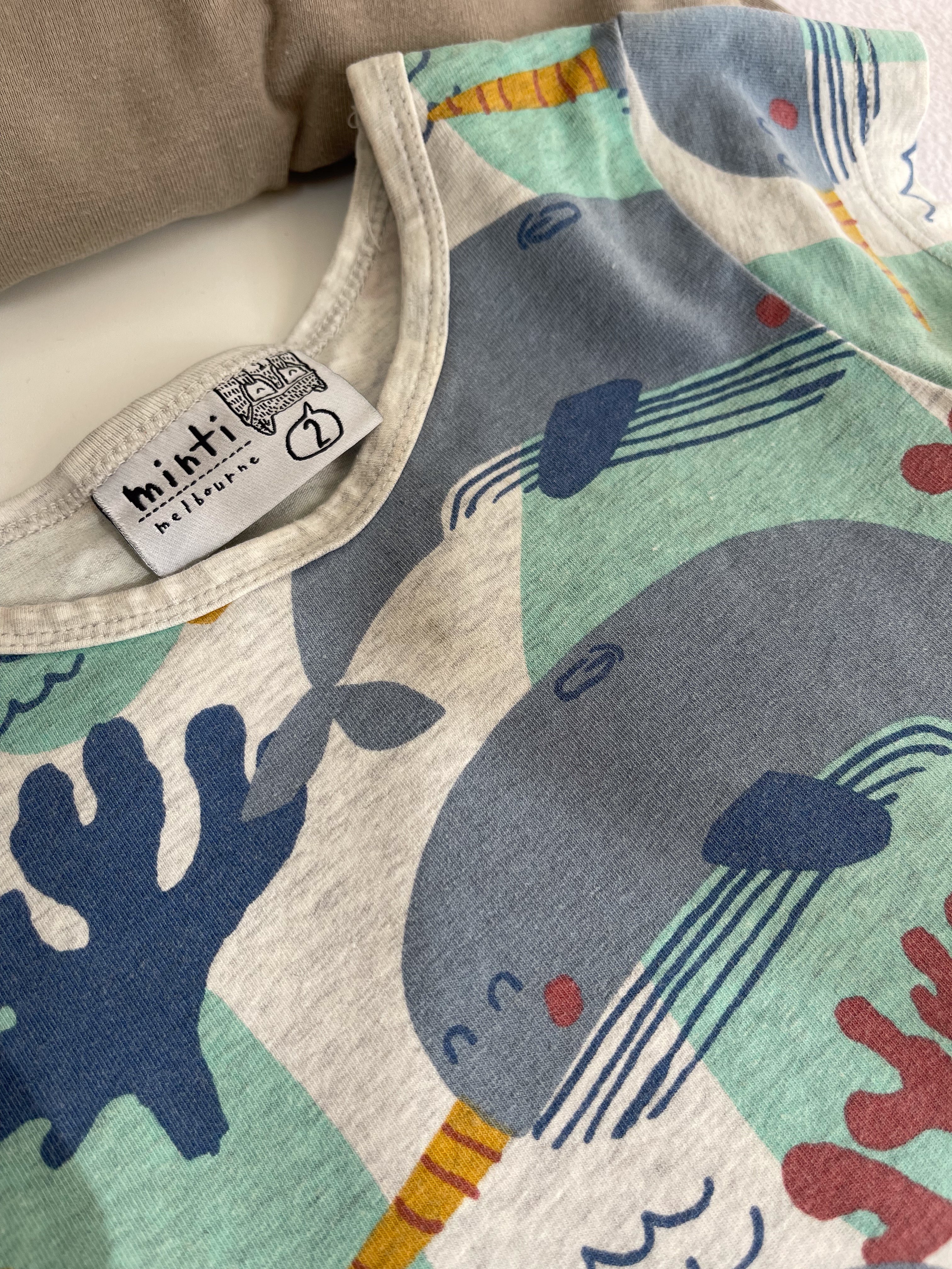 Minti under the sea dress (2y)