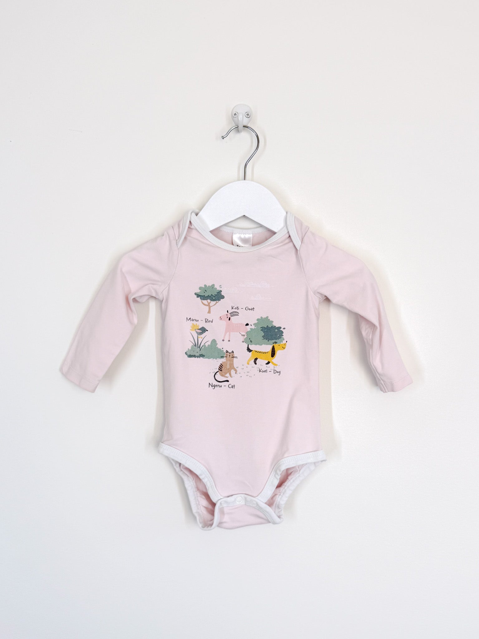 Teeny Weeny kararehe bodysuit (6-12m)