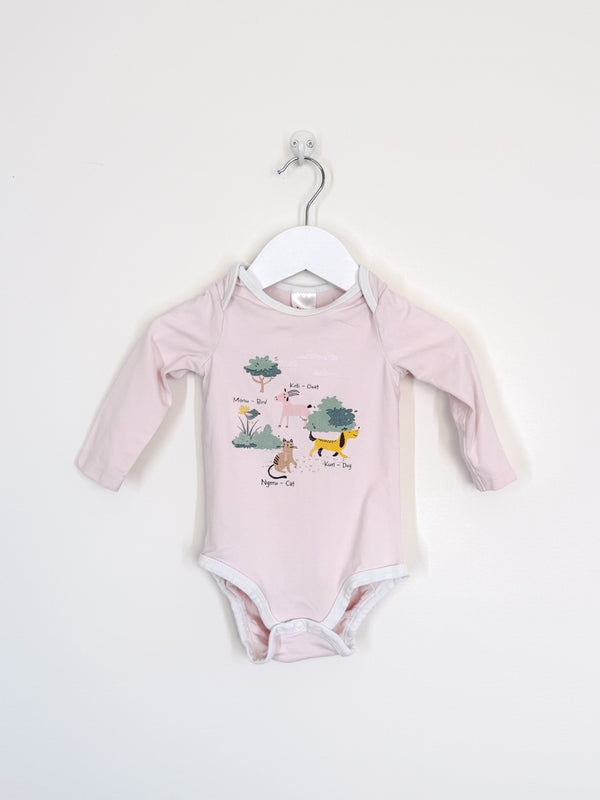 Teeny Weeny kararehe bodysuit (6-12m)