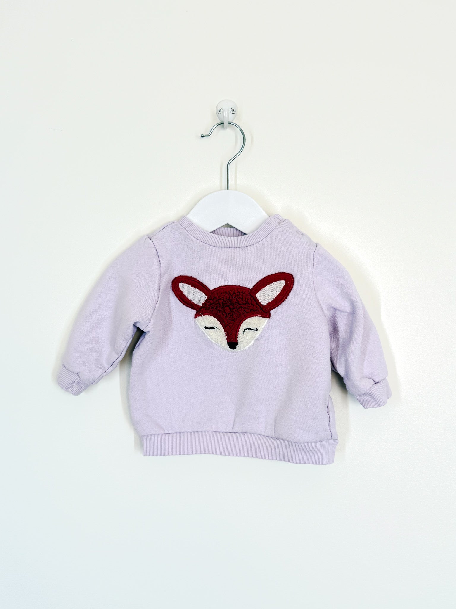 Teeny Weeny fawn pullover (6-12m)
