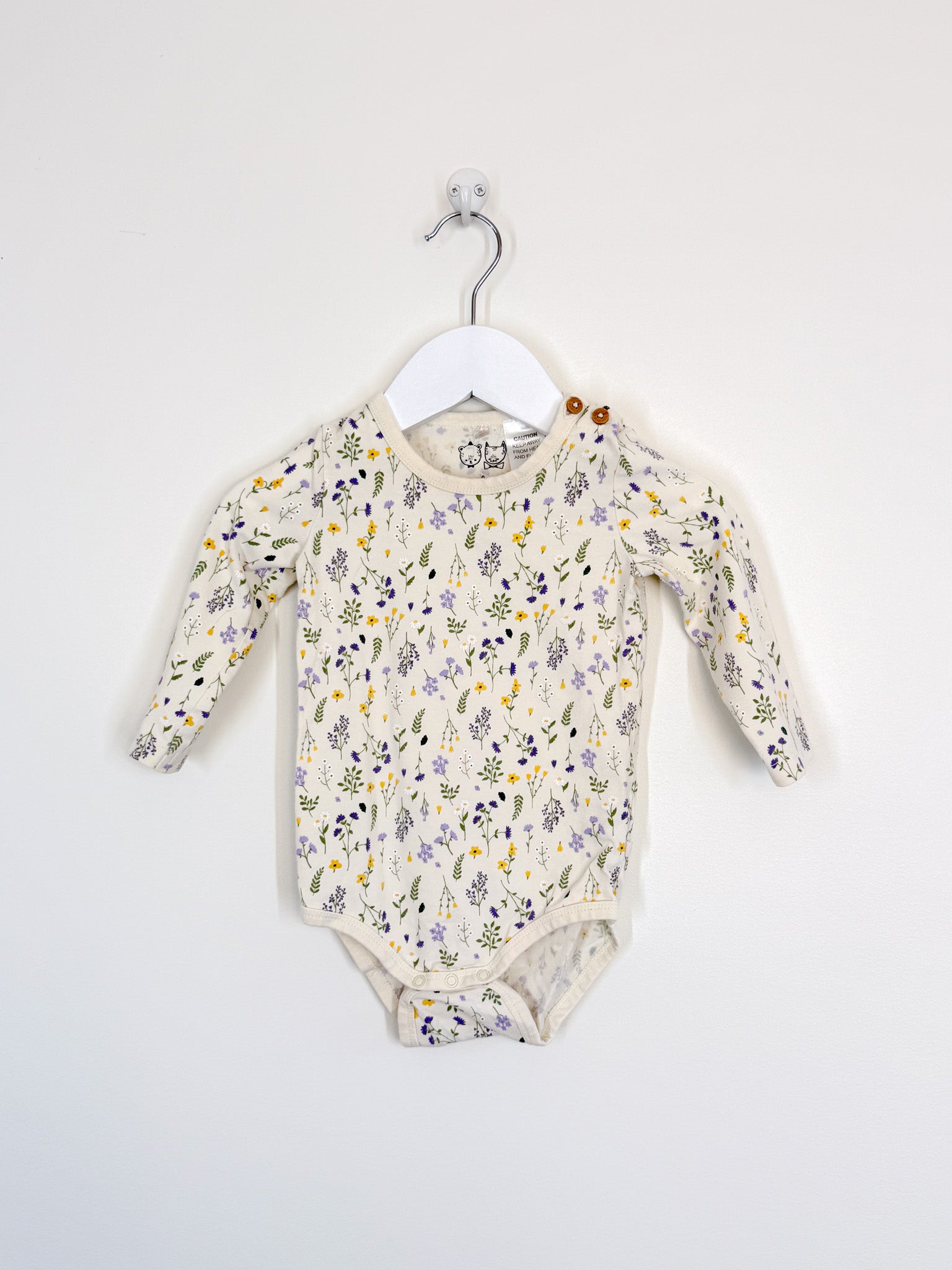 Wilson & Frenchy organic bodysuit - bella floral (6-12m)