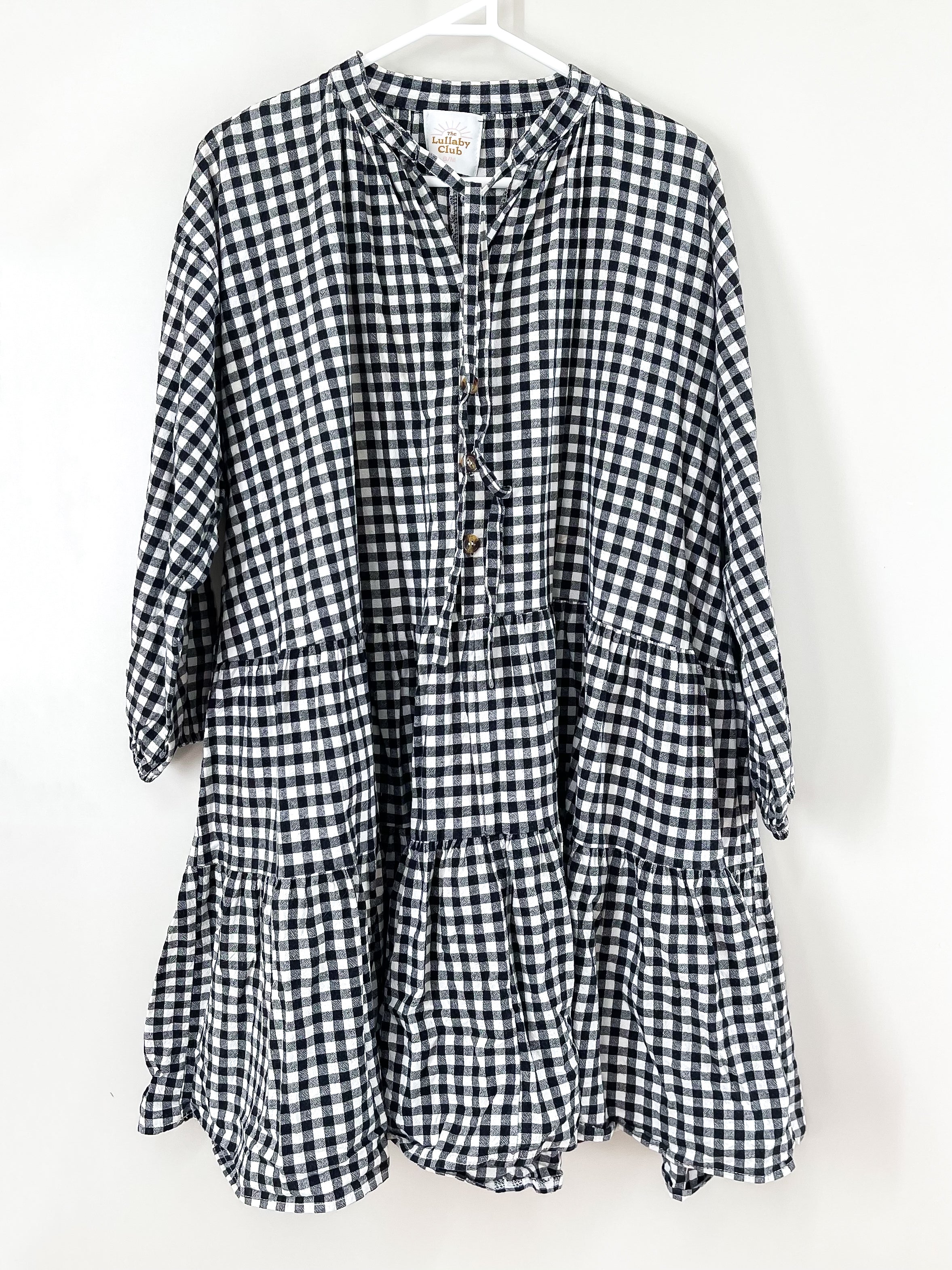 The Lullaby Club avalon smock dress (S/M)