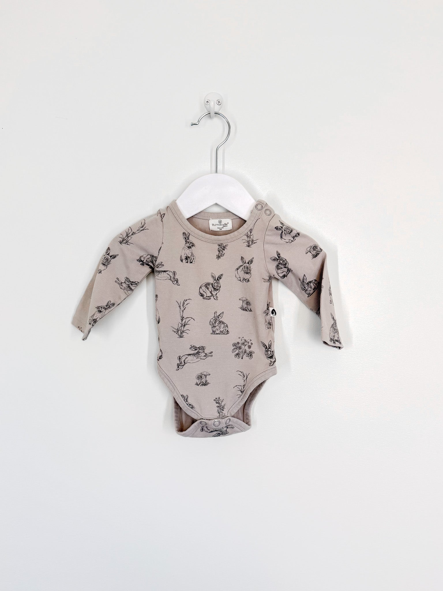 Burrow & Be organic burrowers bodysuit (0-3m)