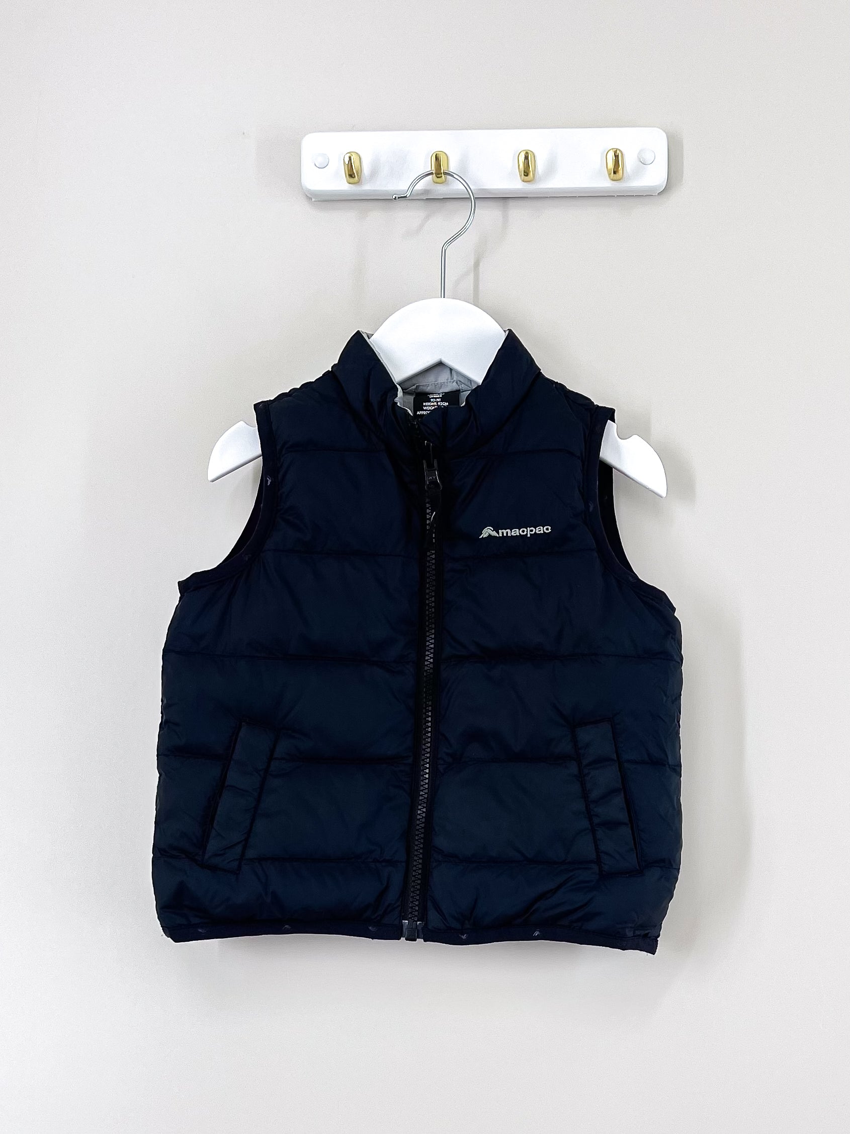 Macpac reversible down puffer vest jacket (2y)