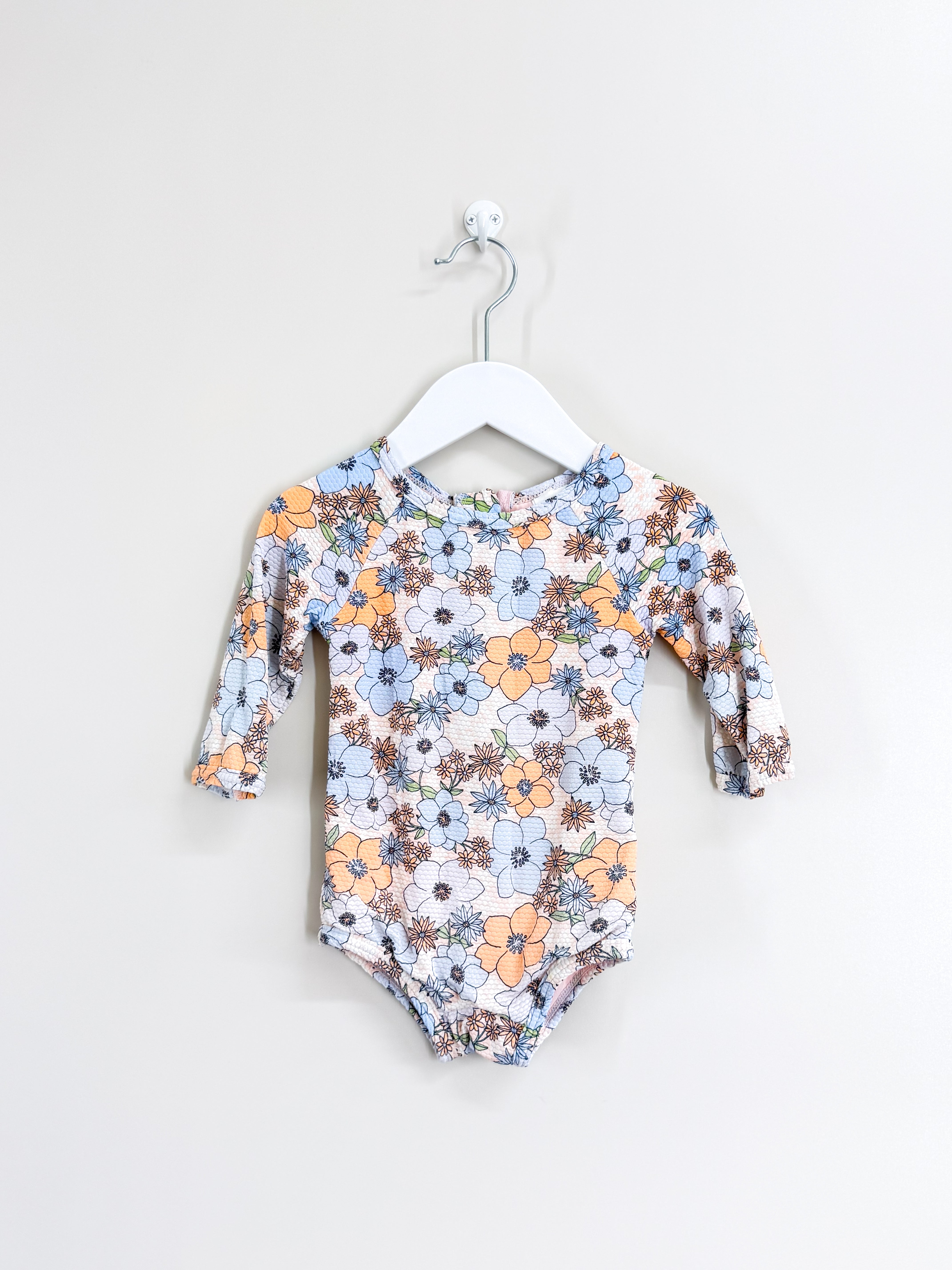 Seed floral swimsuit (6-12m)