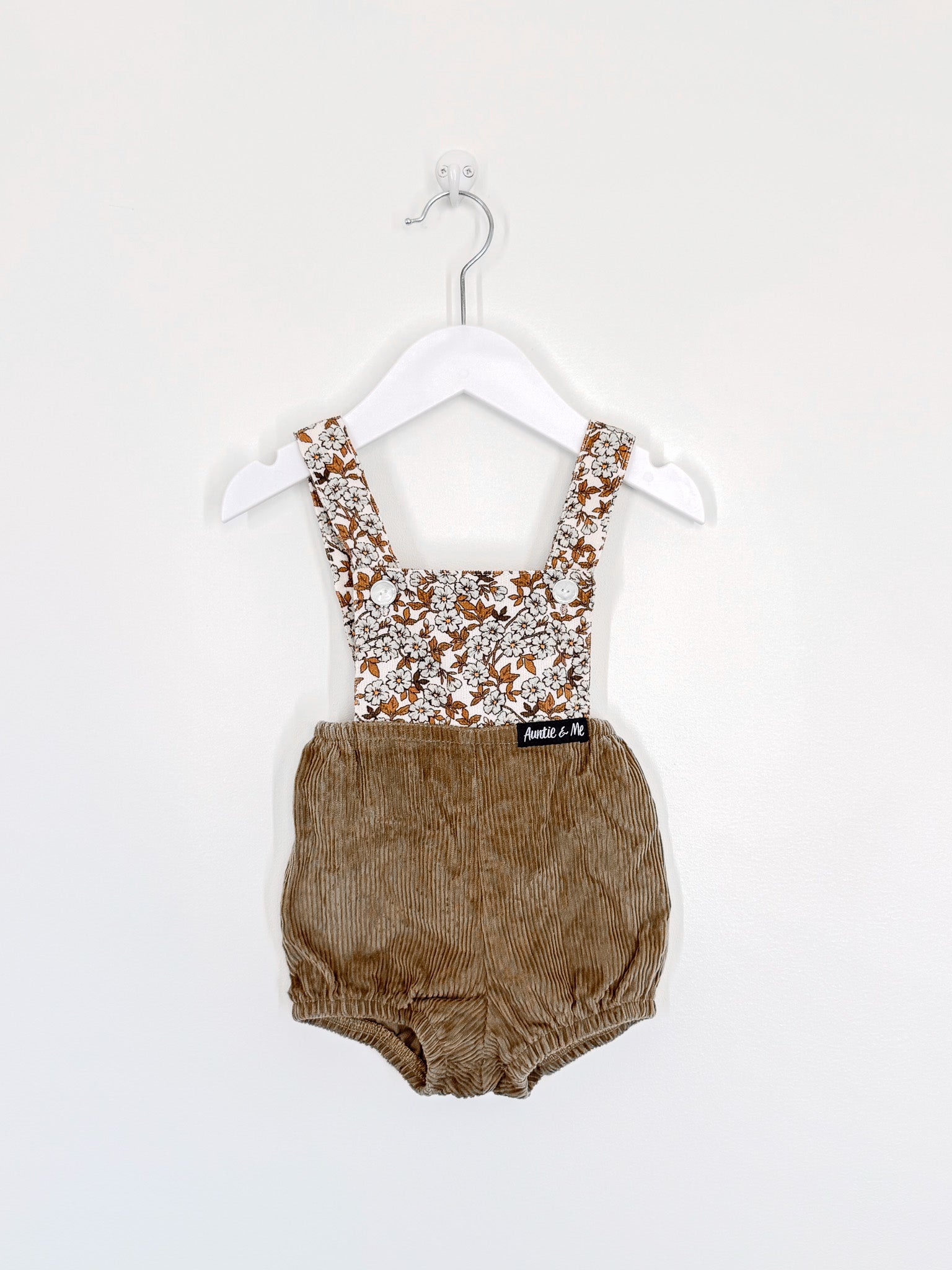 Auntie & Me cord romper (6m)