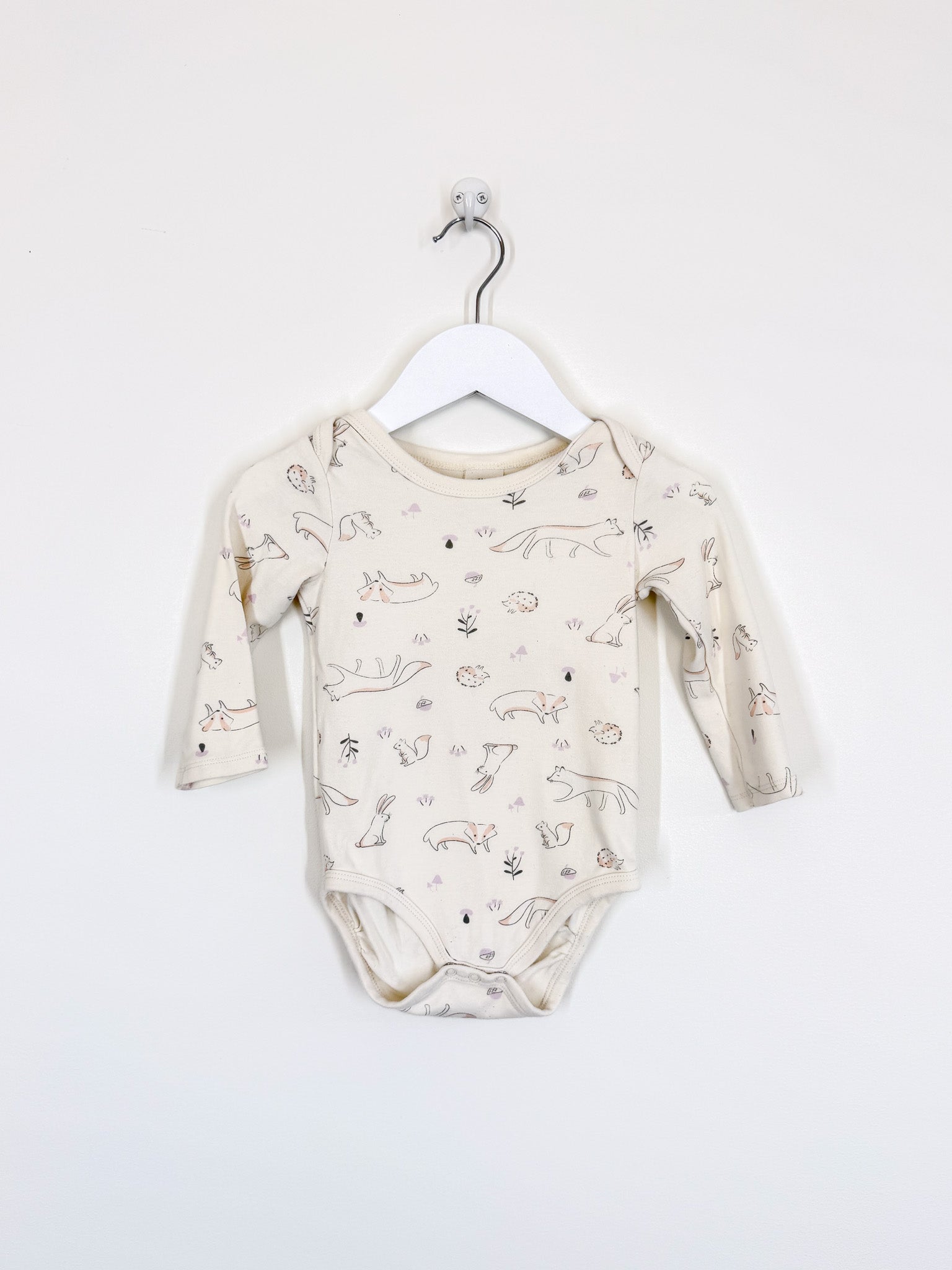 Little Bundle animal long sleeve bodysuit (12-18m)