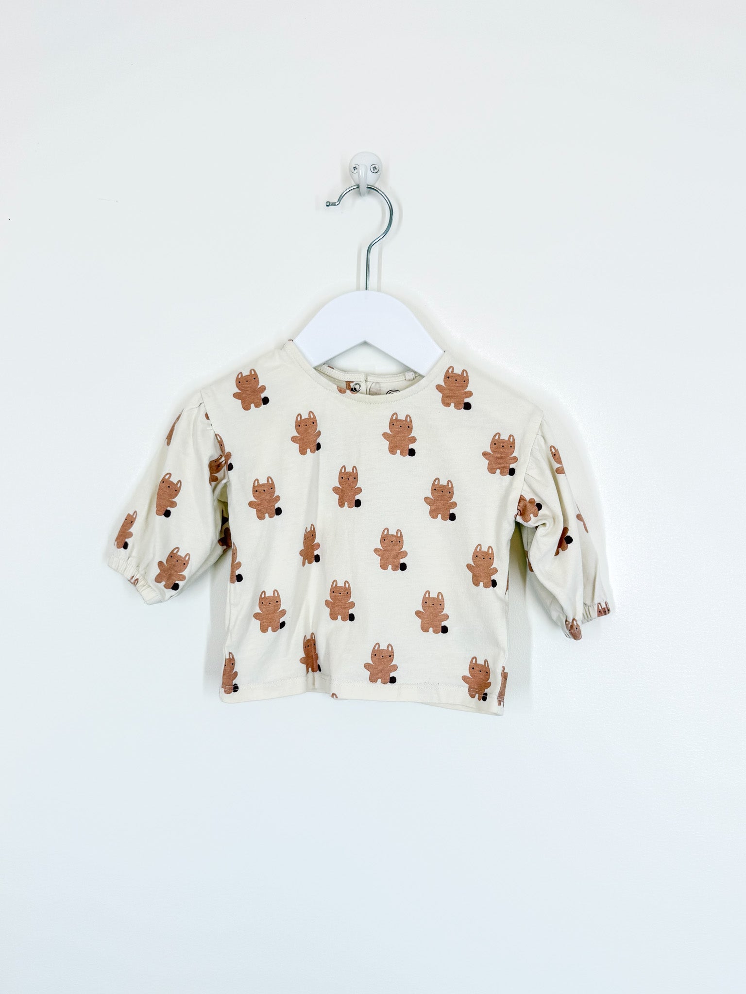 Next long sleeve bunny tee (3-6m)