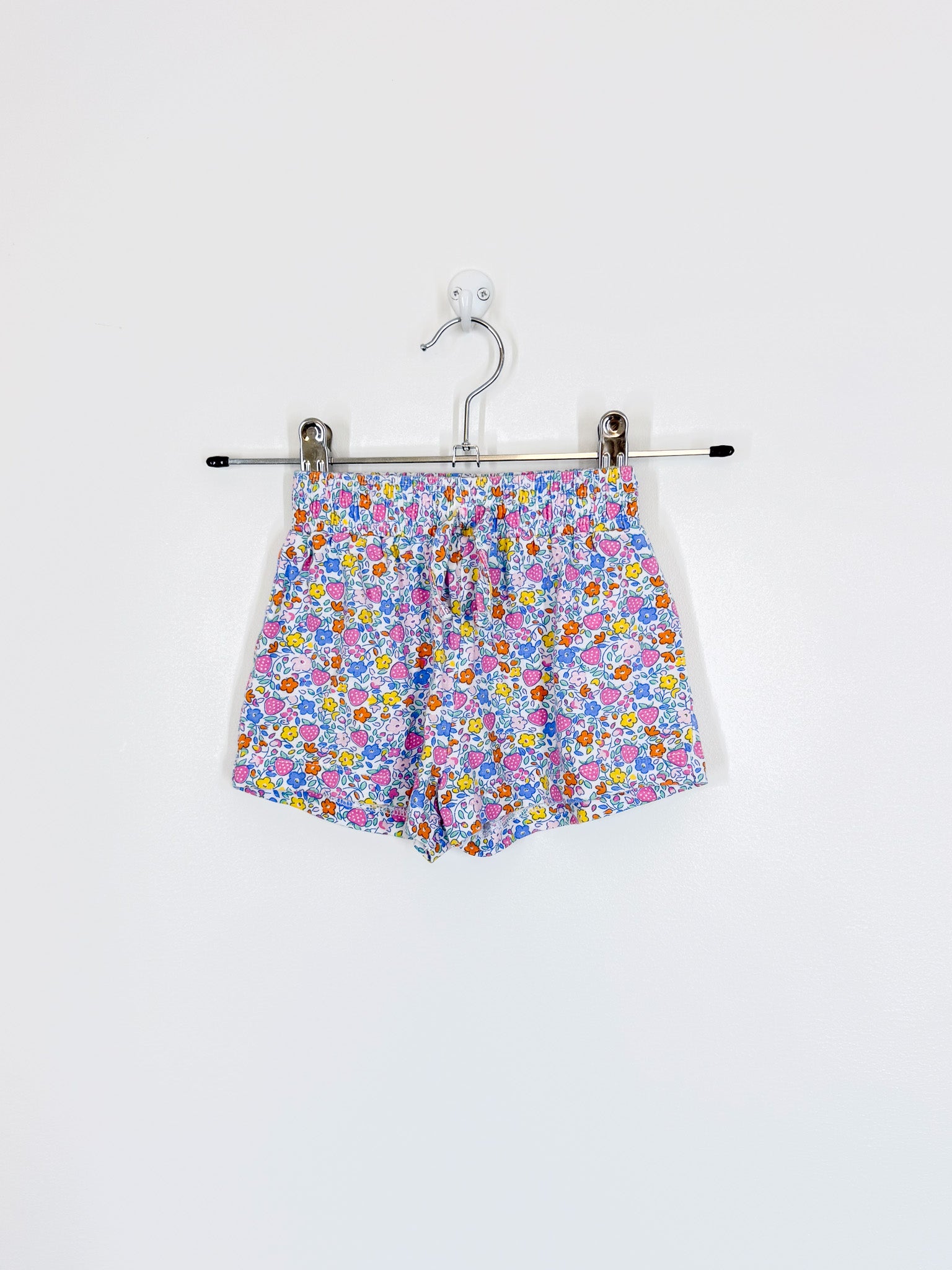 Jojo Maman Bebe floral berry shorts (6-12m)