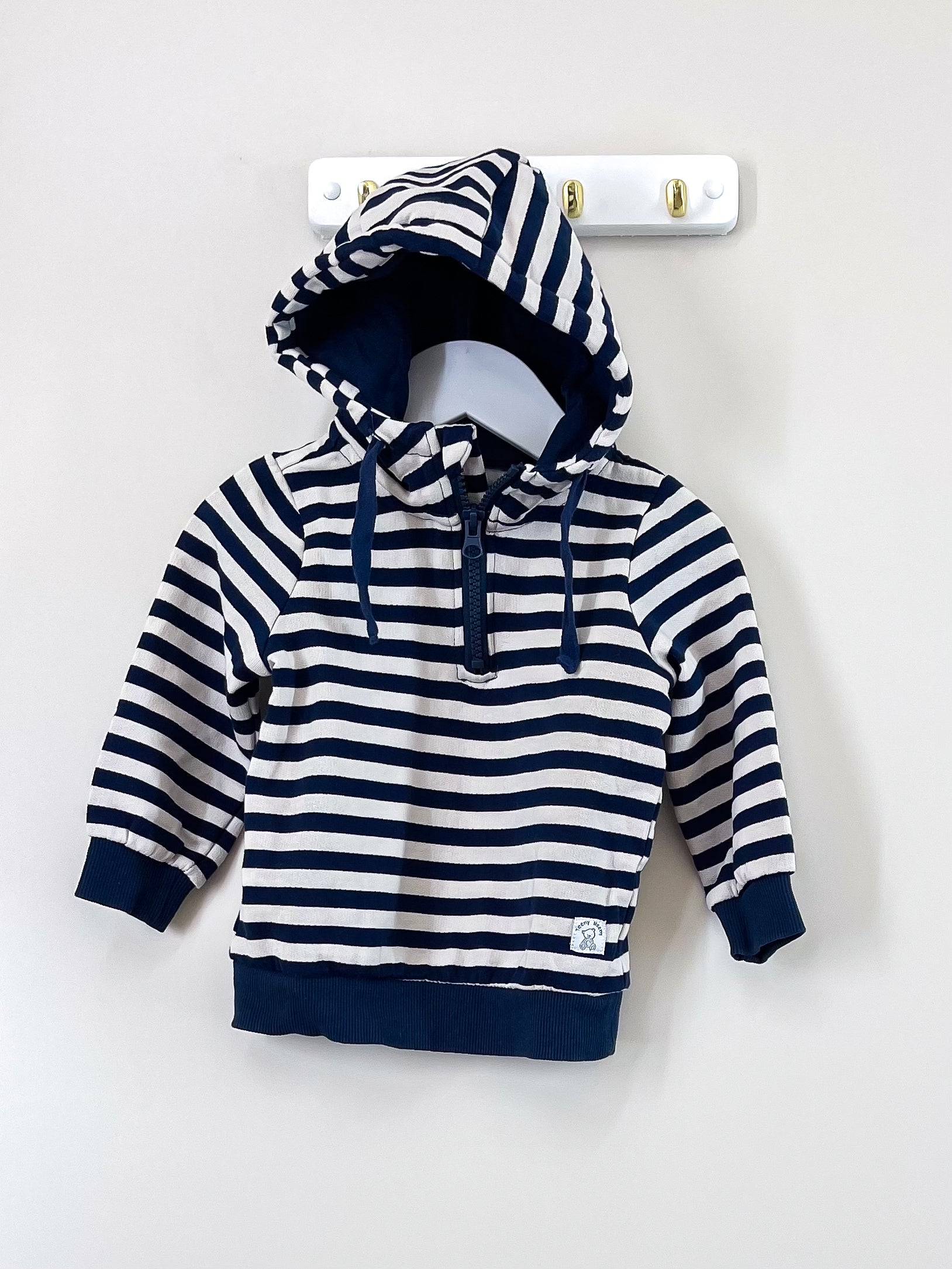 Teeny Weeny striped hoodie (12-18m)
