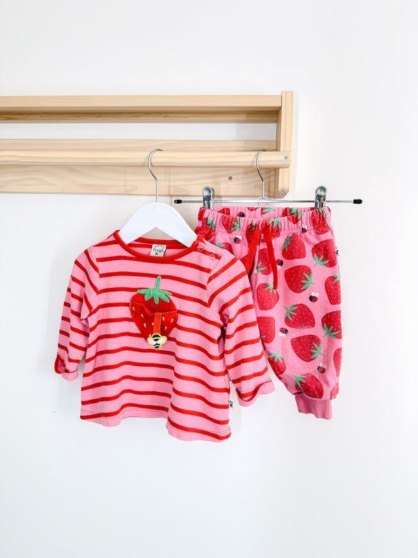 Frugi organic strawberry set (6-9m)
