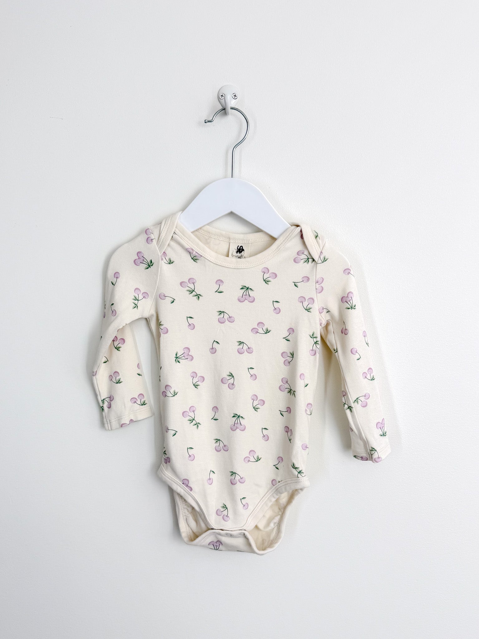 Little Bundle cherry bodysuit (12-18m)