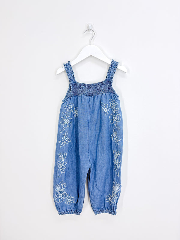 Next chambray playsuit (18-24m)