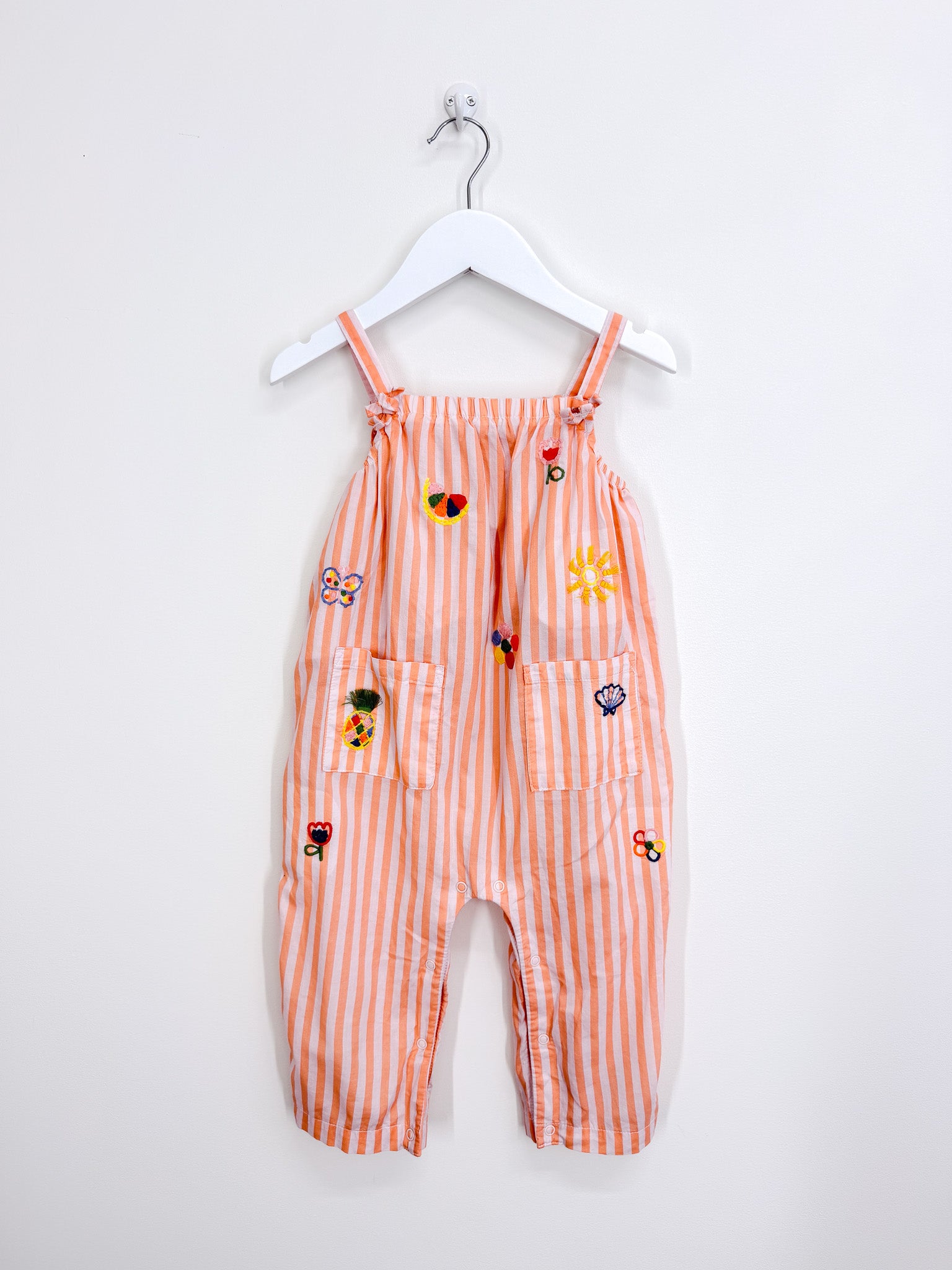 Next fruity striped playsuit (18-24m)