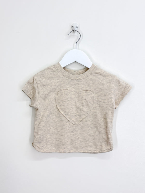 Next oversized heart tee (6-12m)