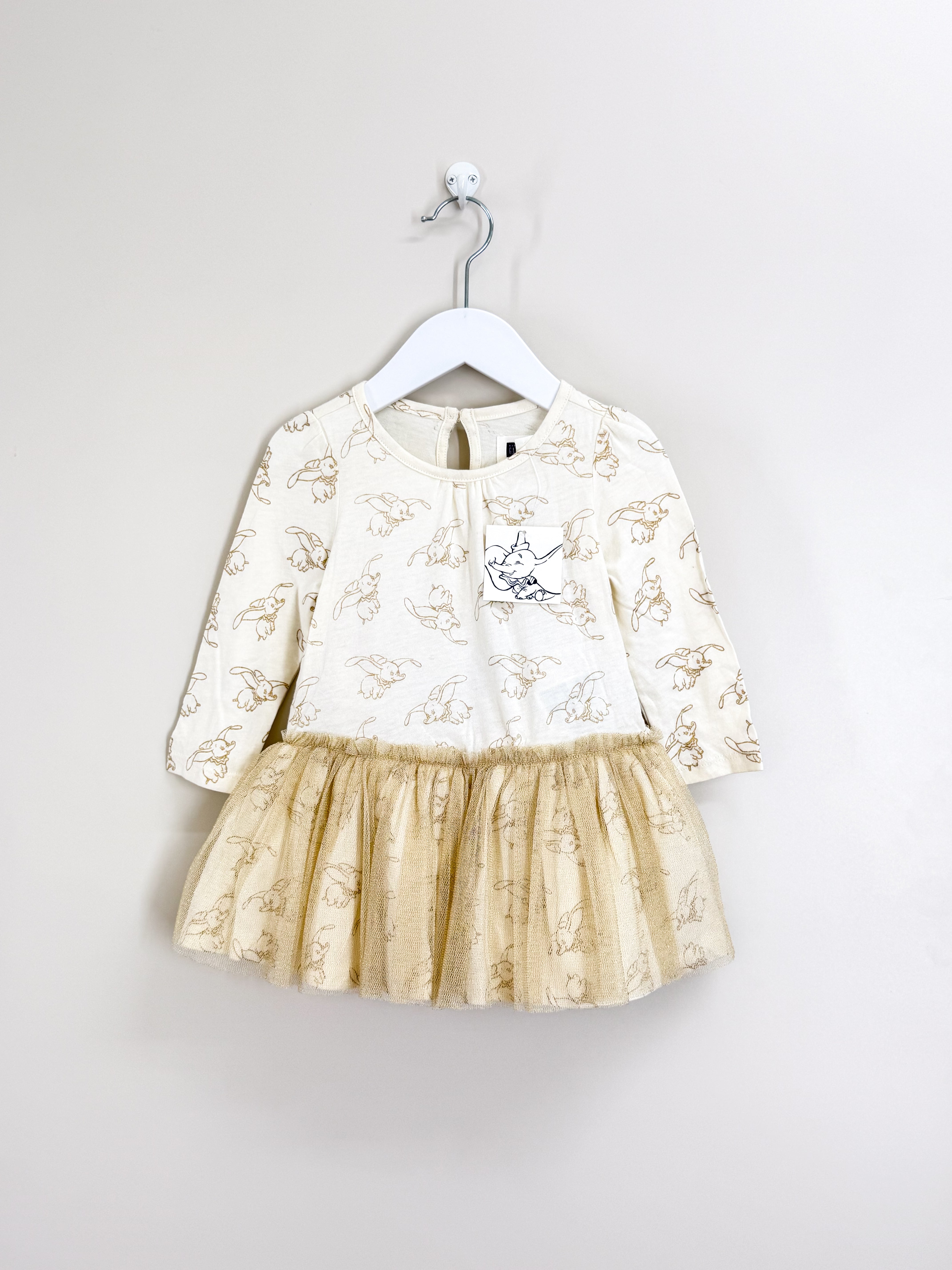 BNWT Gap x Disney Dumbo tulle dress + bloomers (12-18m)