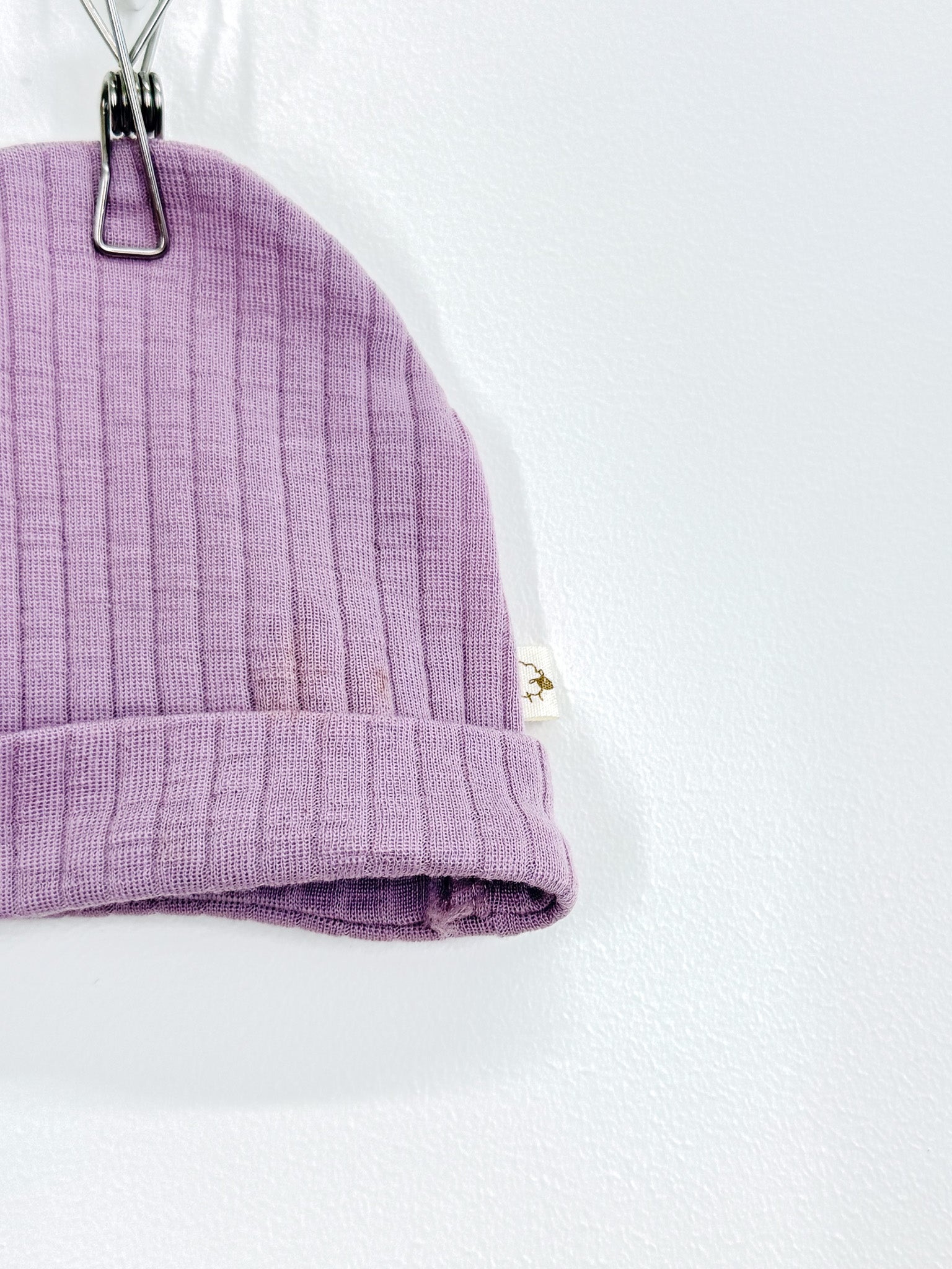 Ricochet merino beanie (newborn) - SECONDS